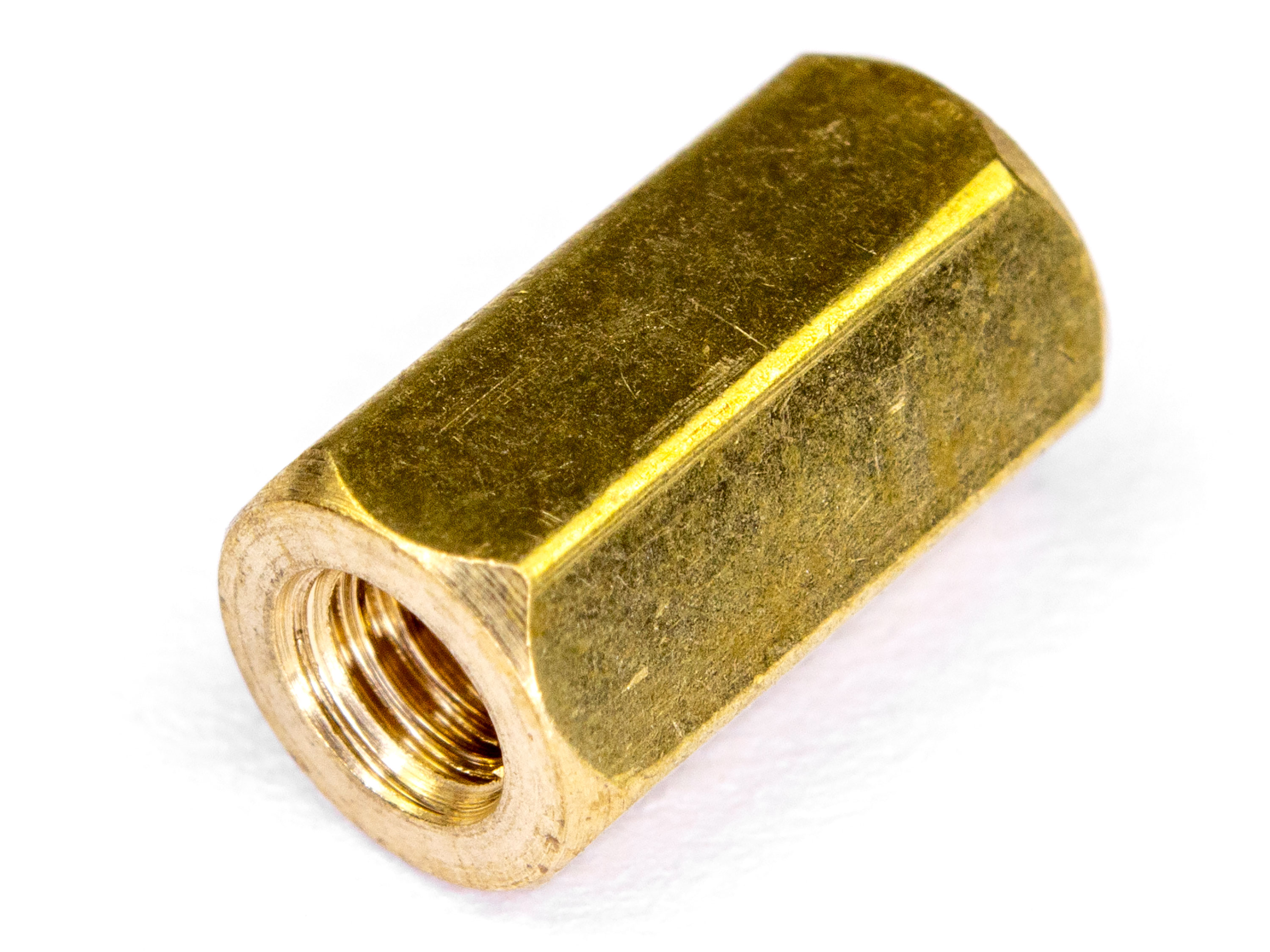 Стійка латунна з двосторонньою внутрішньою різьбою M3х9мм (світлина #1)