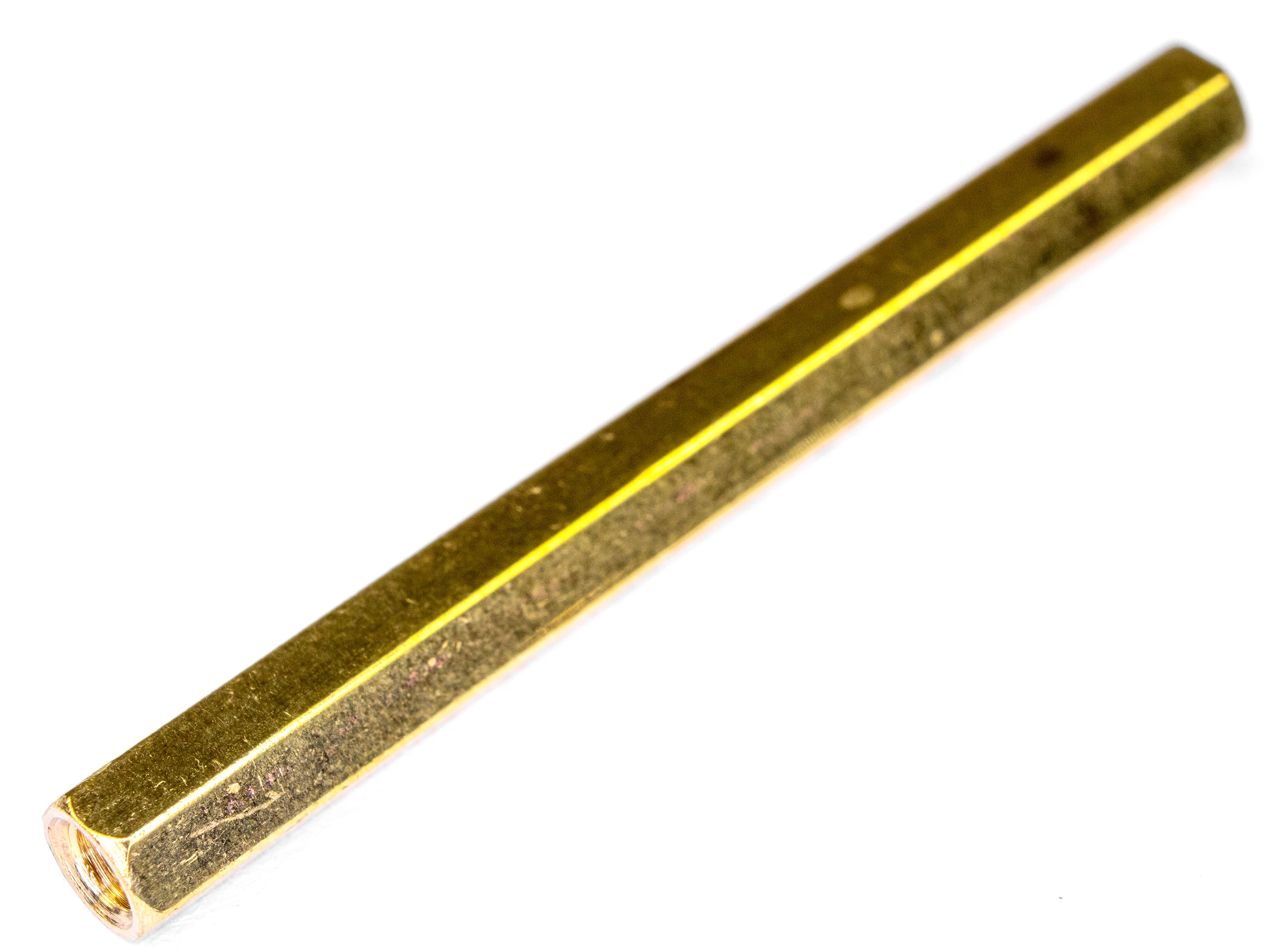 Стійка латунна з двосторонньою внутрішньою різьбою M3х50мм (світлина #1)