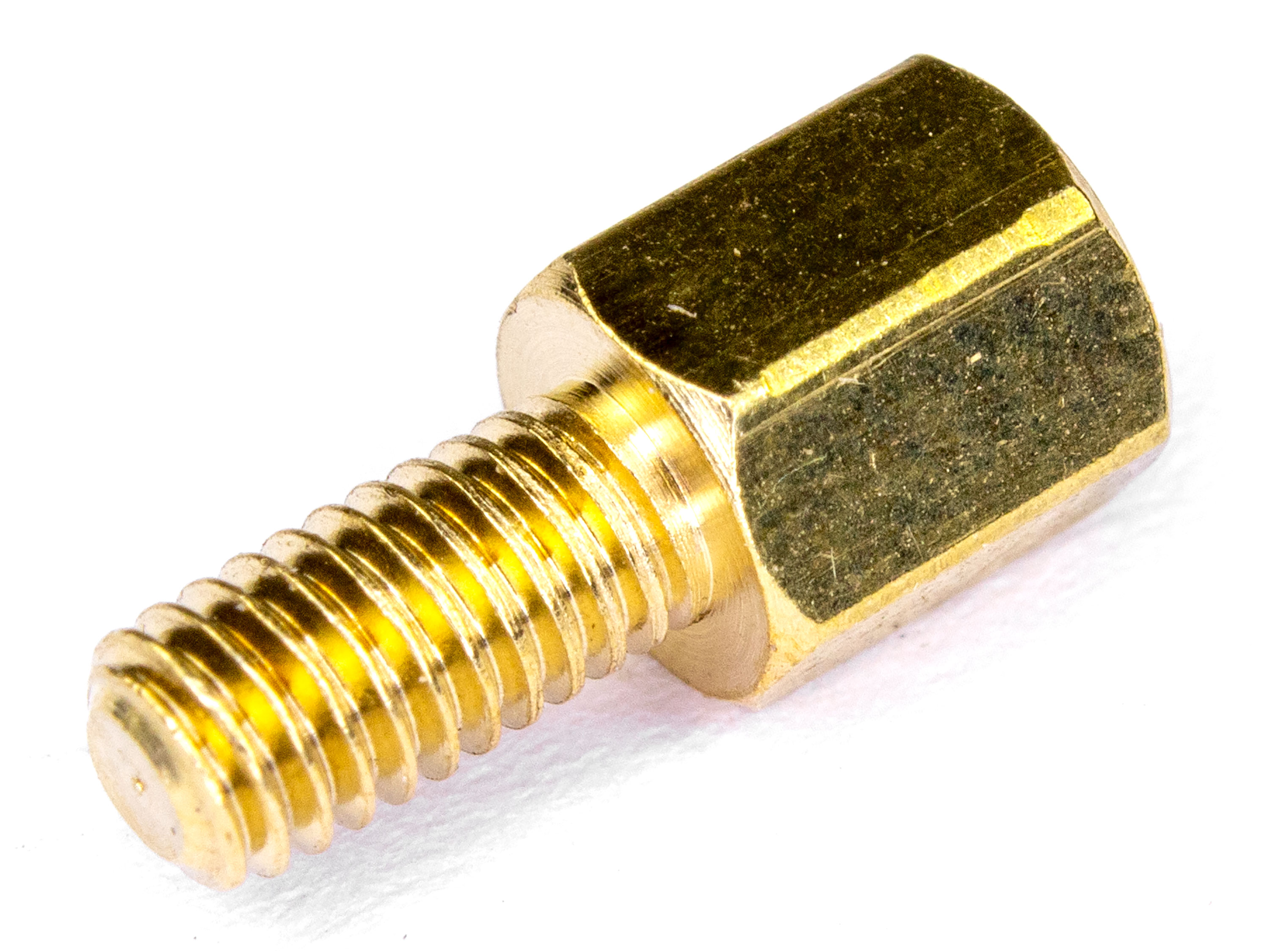 Стійка латунна гвинт-гайка M3х5мм (світлина #1)