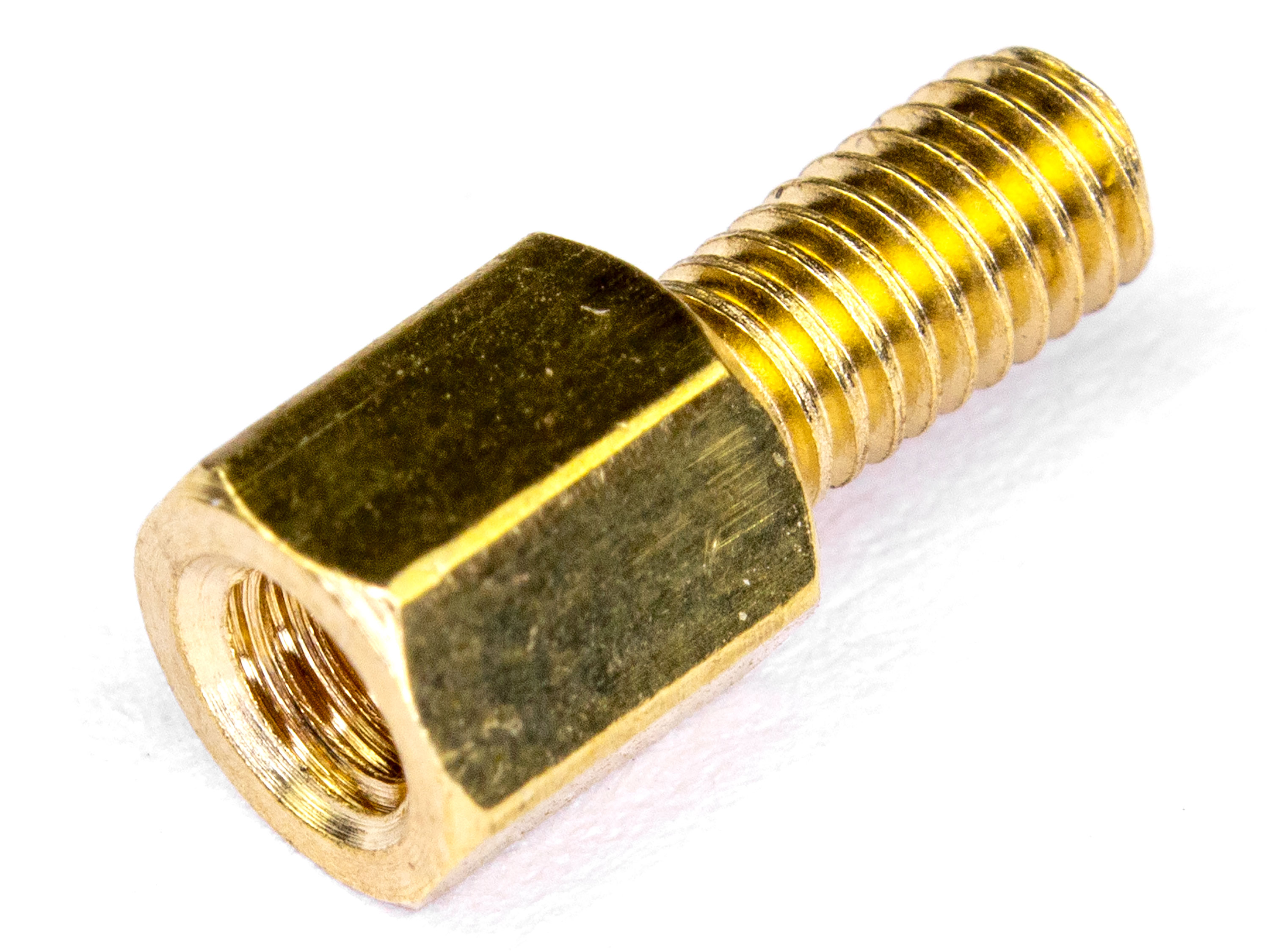 Стійка латунна гвинт-гайка M3х5мм (світлина #2)