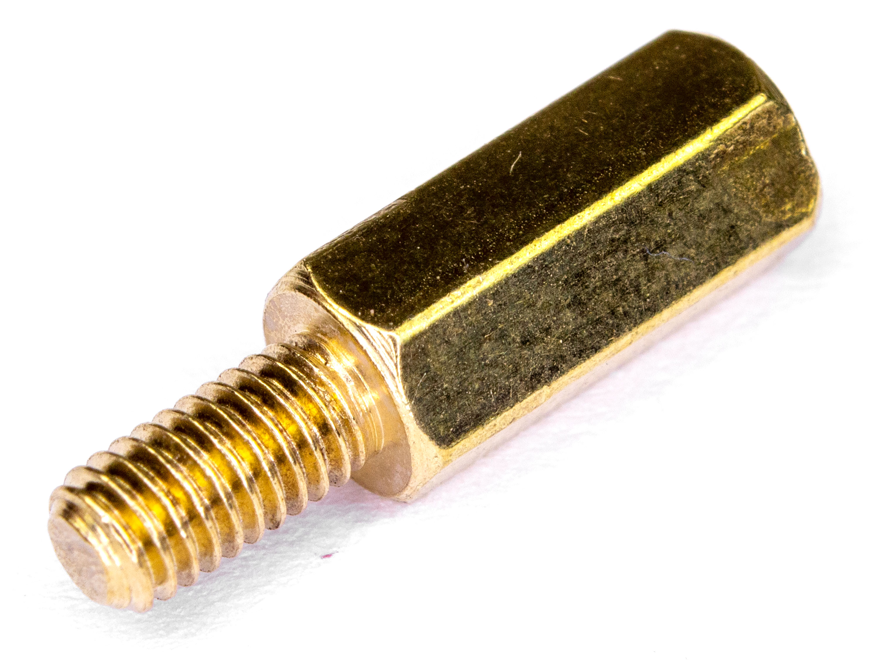 Стійка латунна гвинт-гайка M3х10мм (світлина #1)