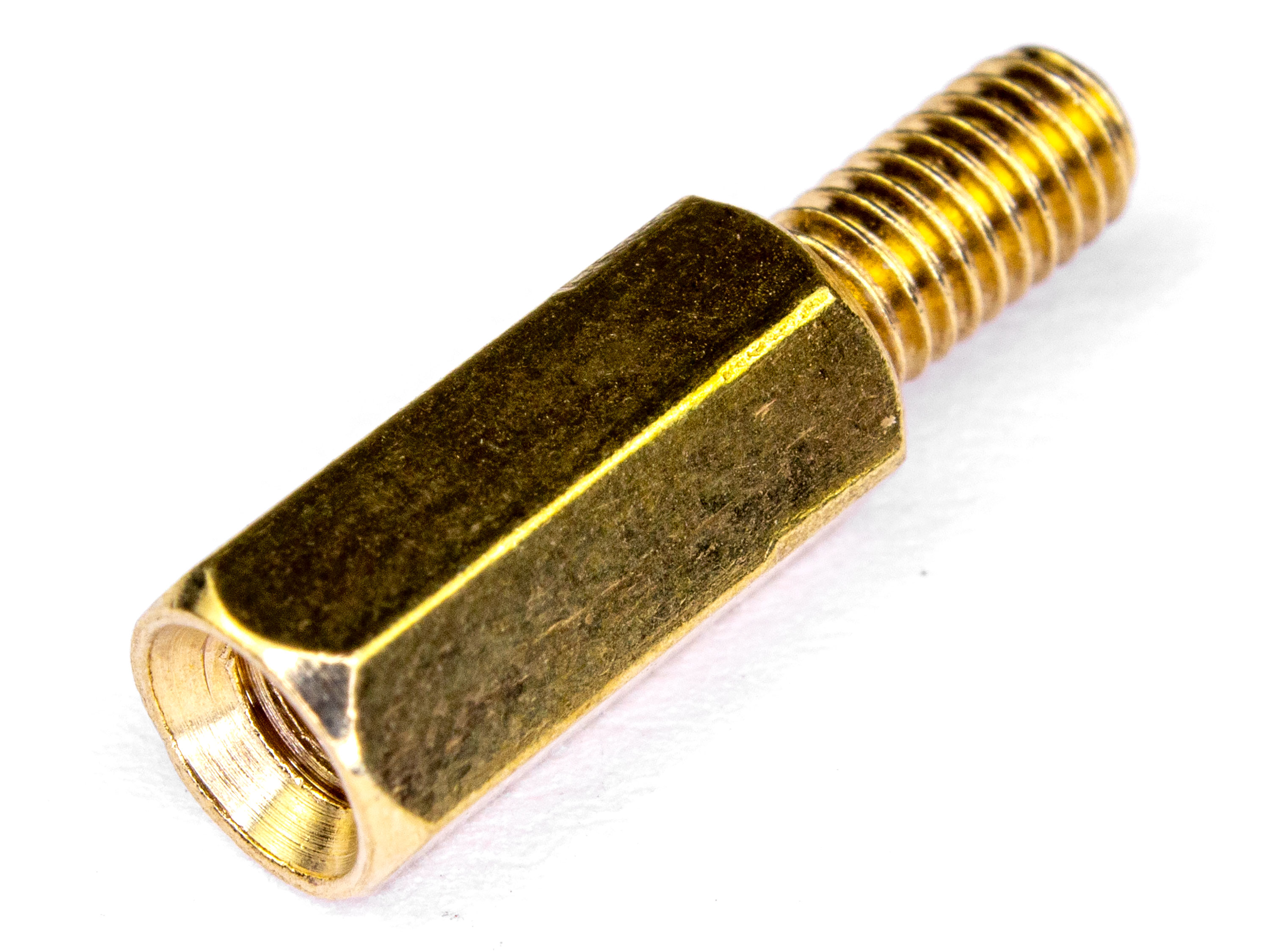 Стійка латунна гвинт-гайка M3х10мм (світлина #2)