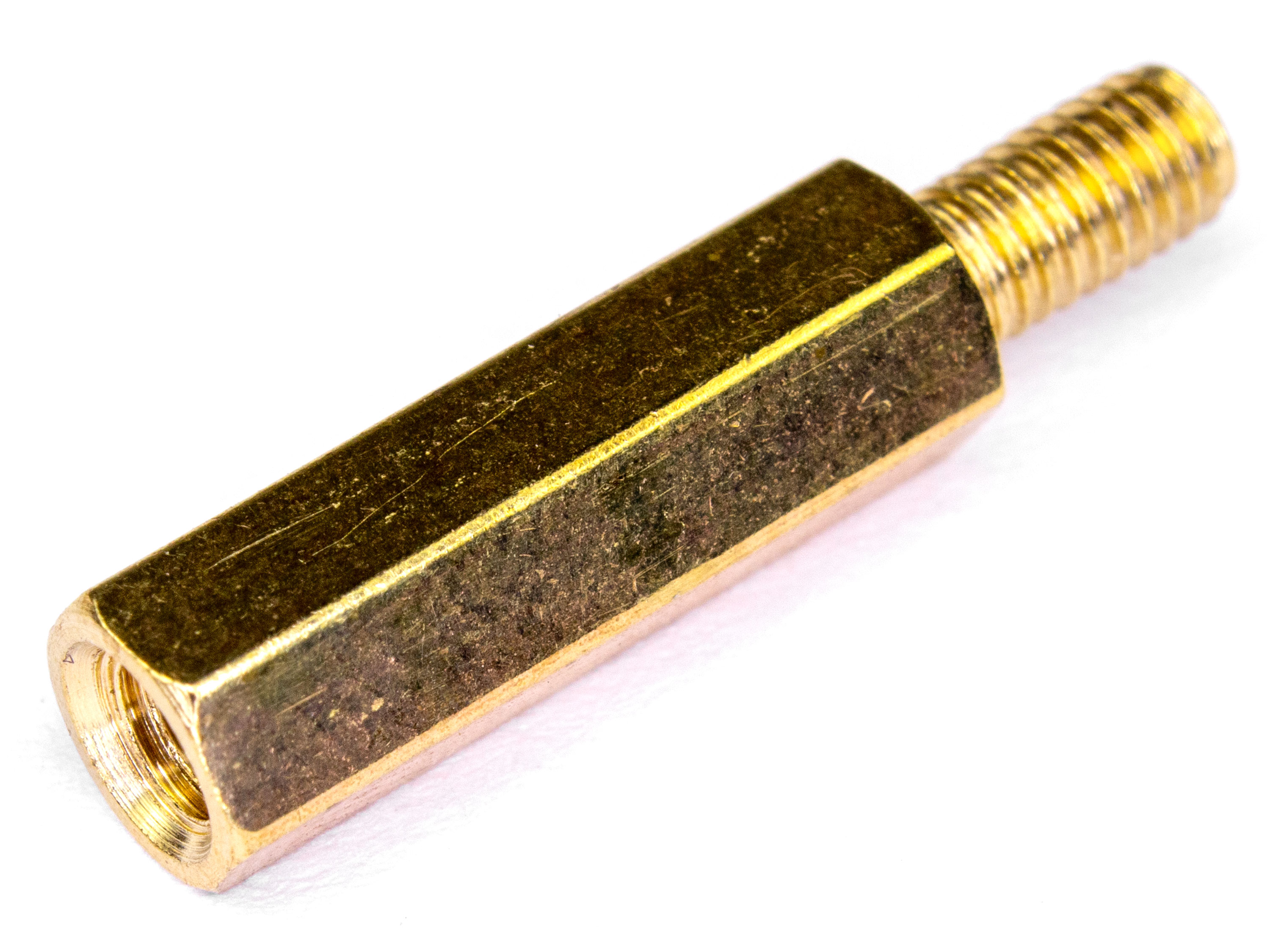 Стійка латунна гвинт-гайка M3х15мм (світлина #2)