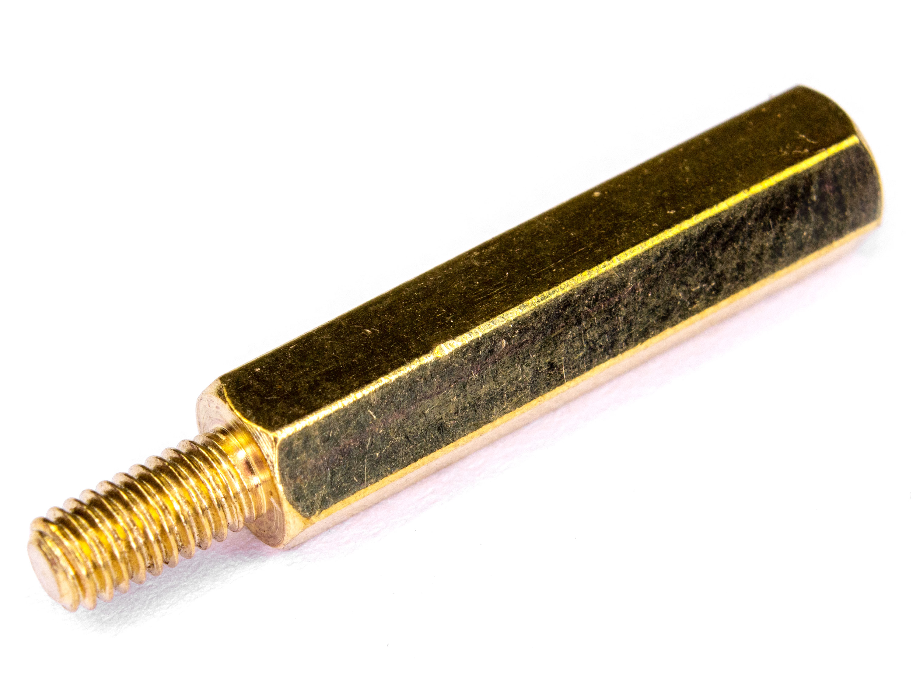 Стійка латунна гвинт-гайка M3х20мм (світлина #1)