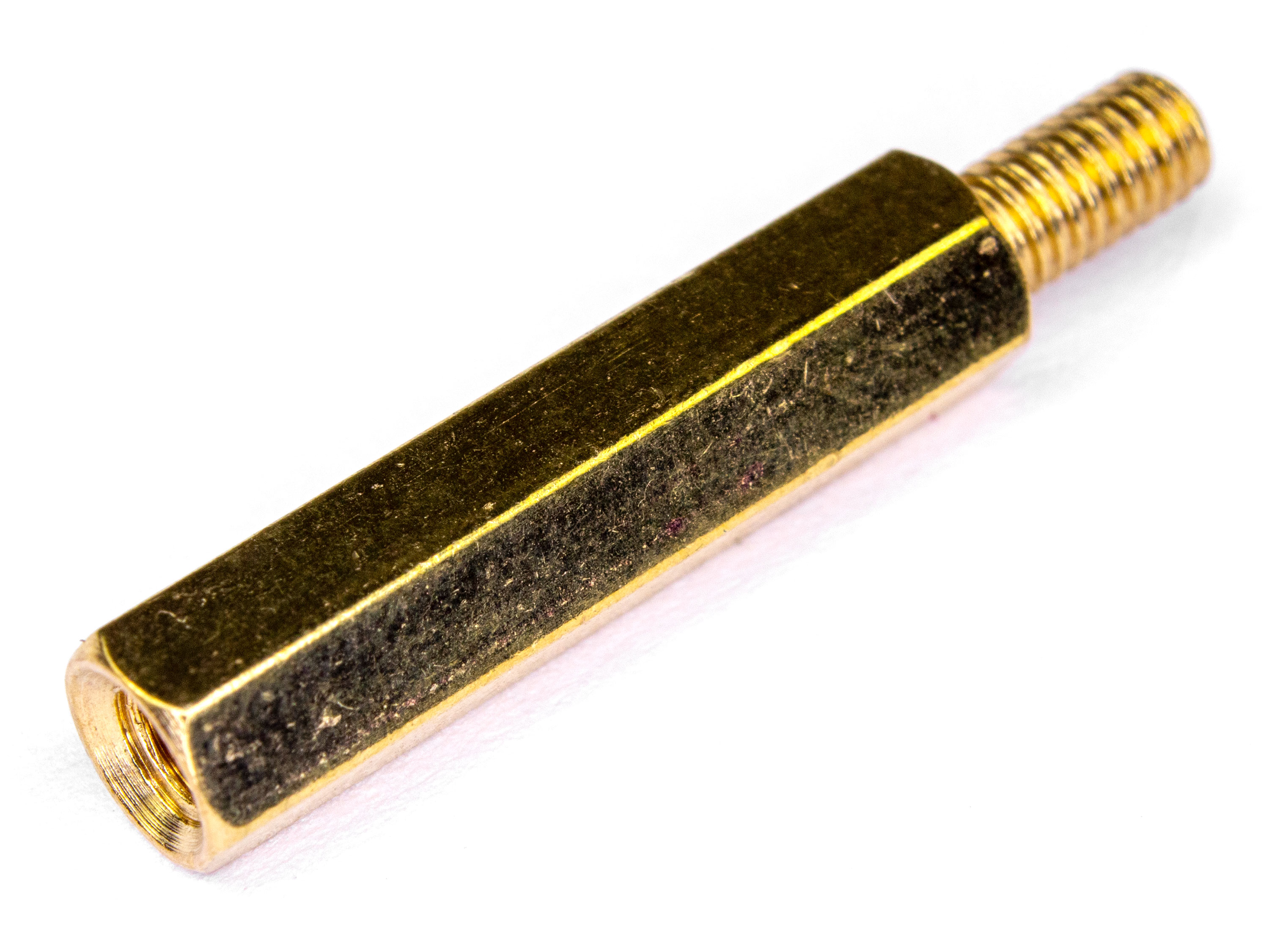 Стійка латунна гвинт-гайка M3х20мм (світлина #2)