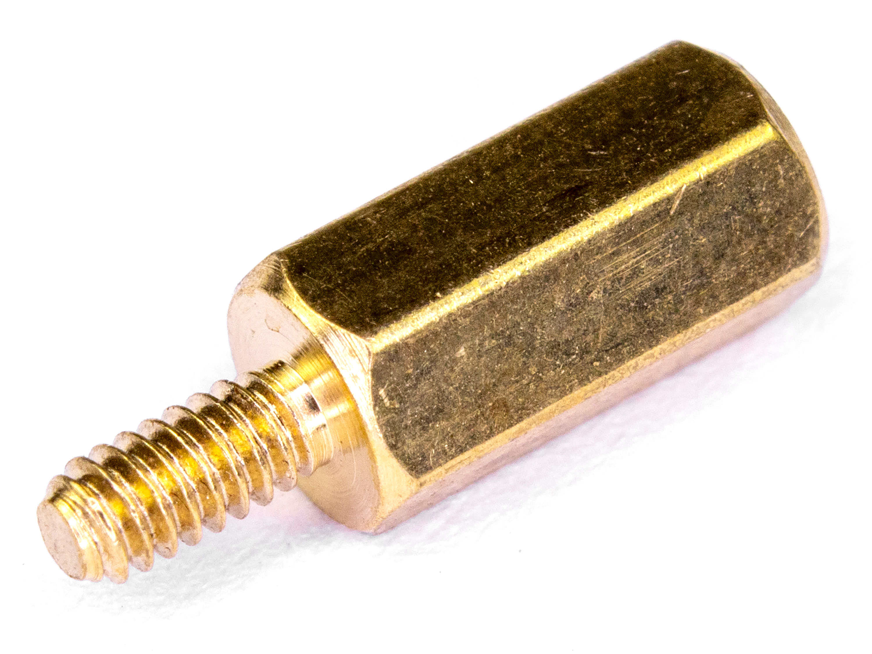 Стійка латунна гвинт-гайка M2х8мм (світлина #1)