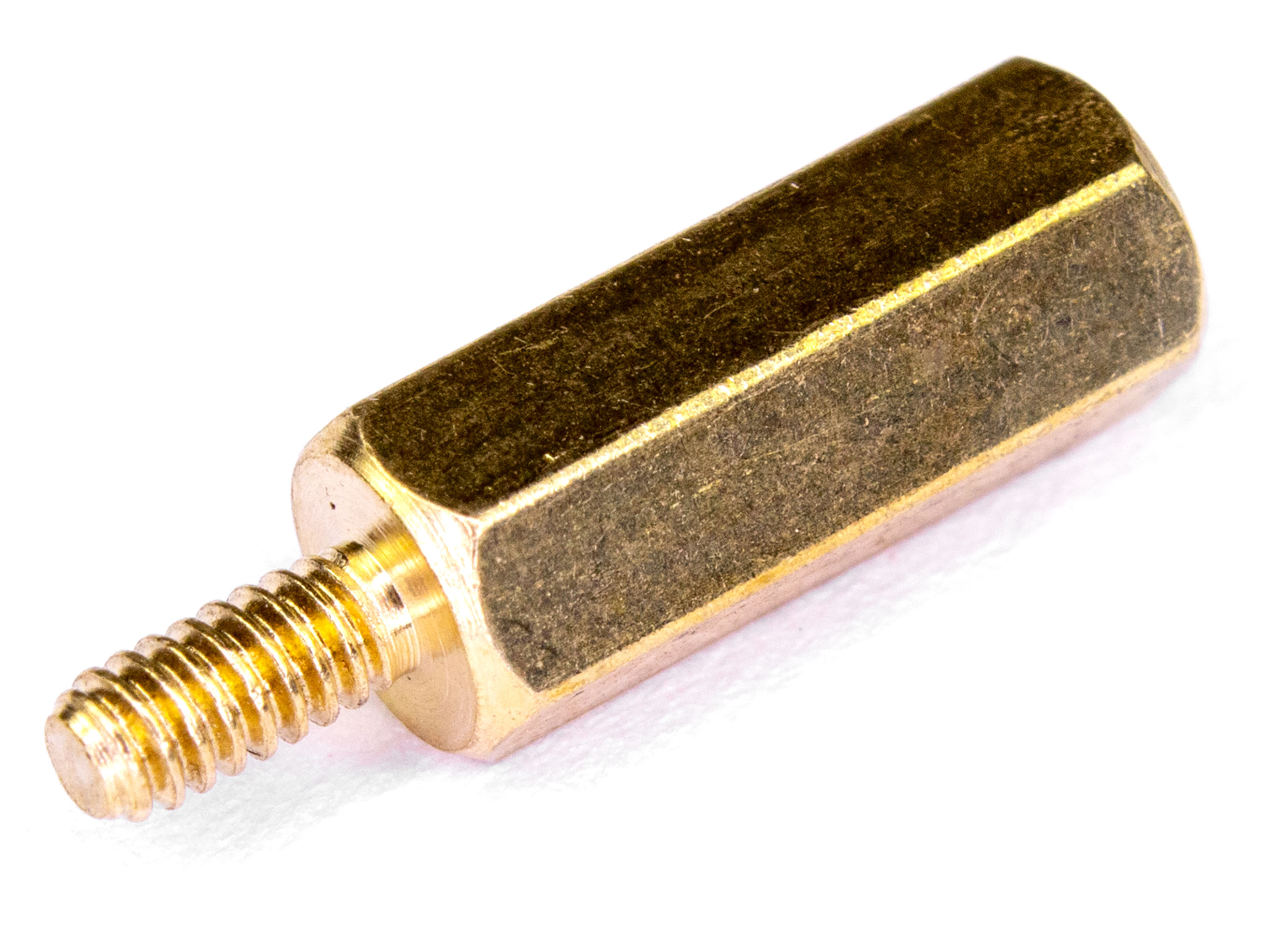 Стійка латунна гвинт-гайка M2х10мм (світлина #1)