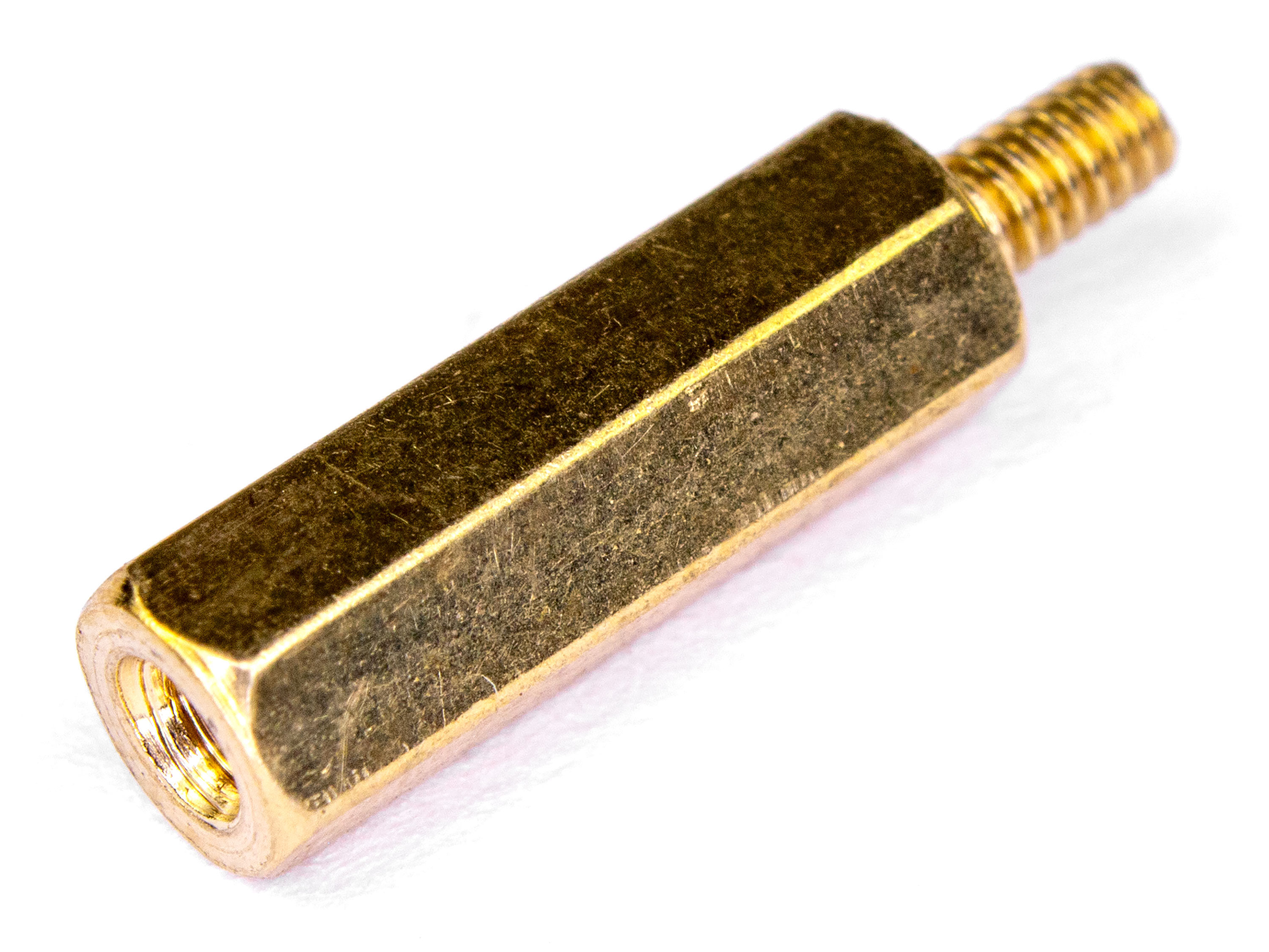 Стійка латунна гвинт-гайка M2х12мм (світлина #2)