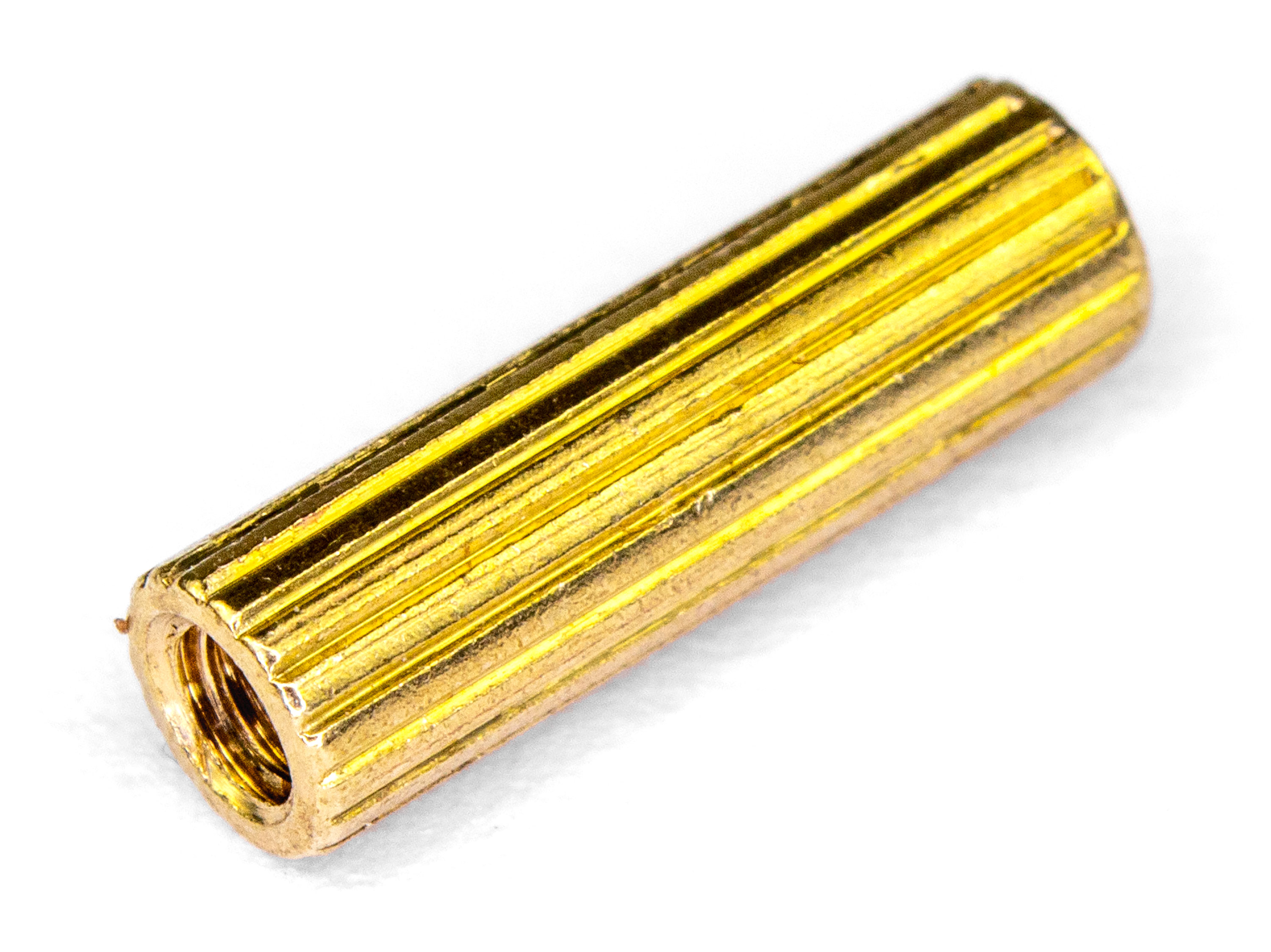 Стійка латунна з двосторонньою внутрішньою різьбою M2х10мм (світлина #1)