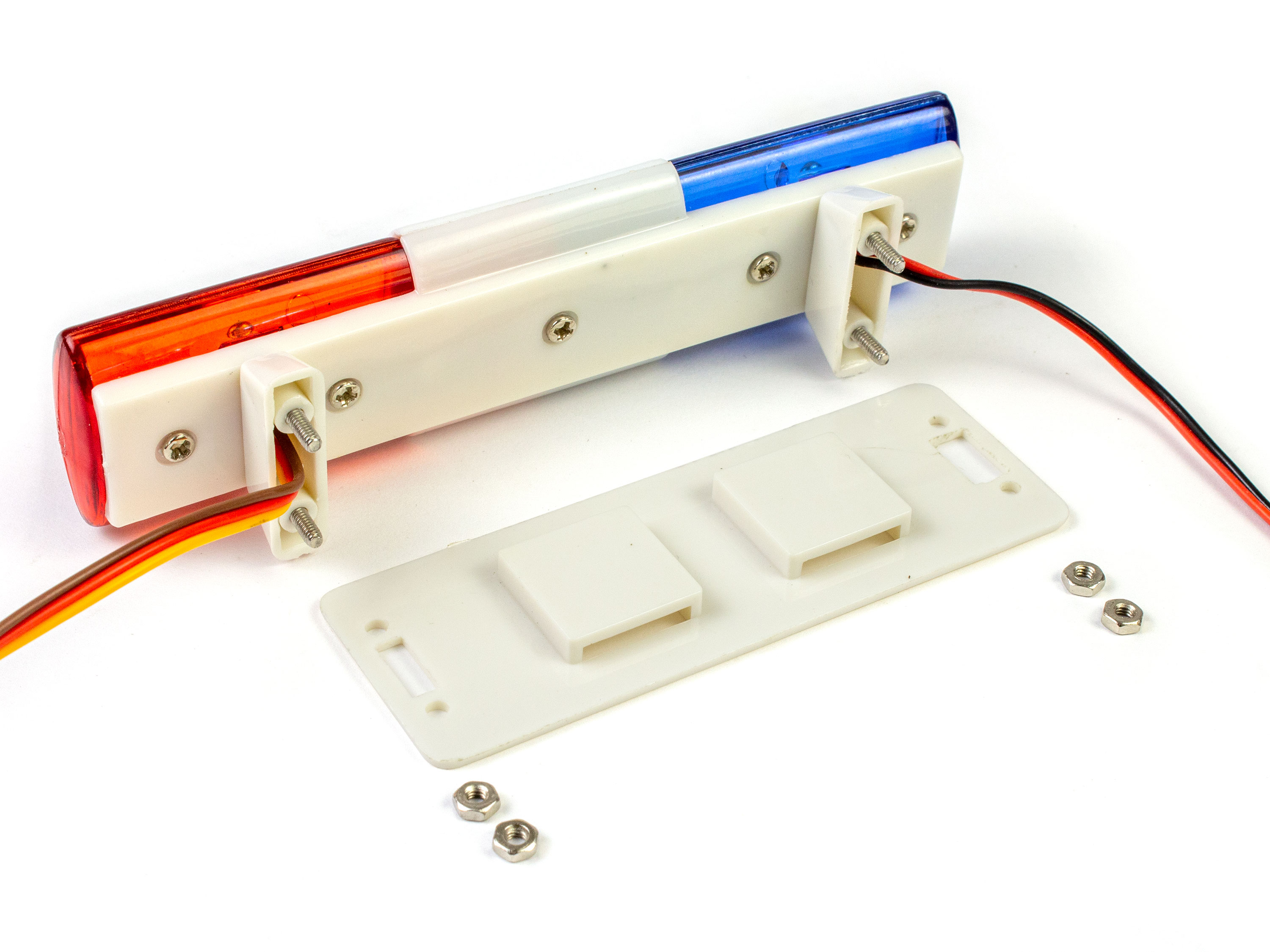 Поліцейська автомобільна світлодіодна мигалка (синій-червоний) (світлина #2)