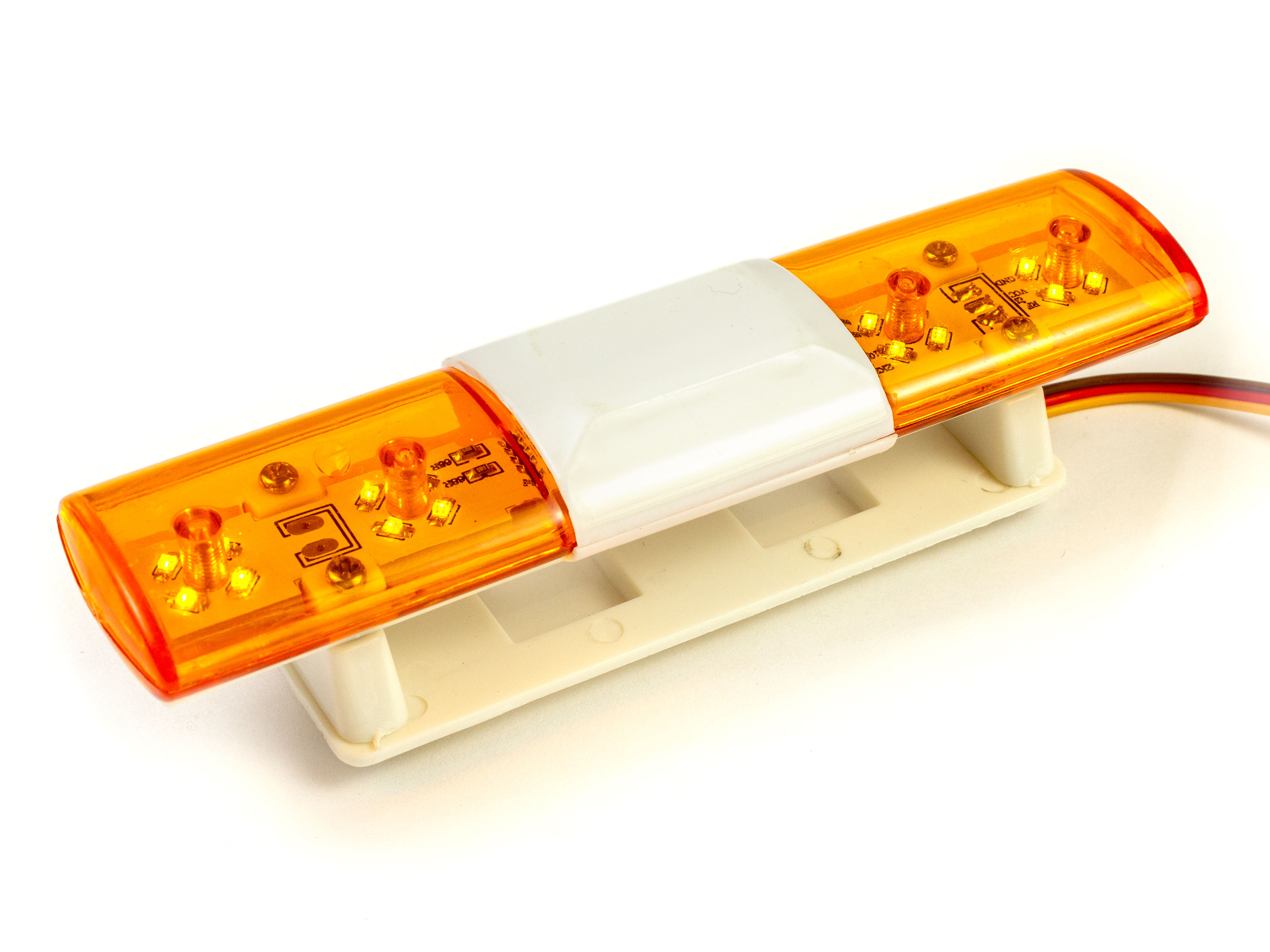 Автомобільна світлодіодна мигалка (оранжевий) (світлина #1)