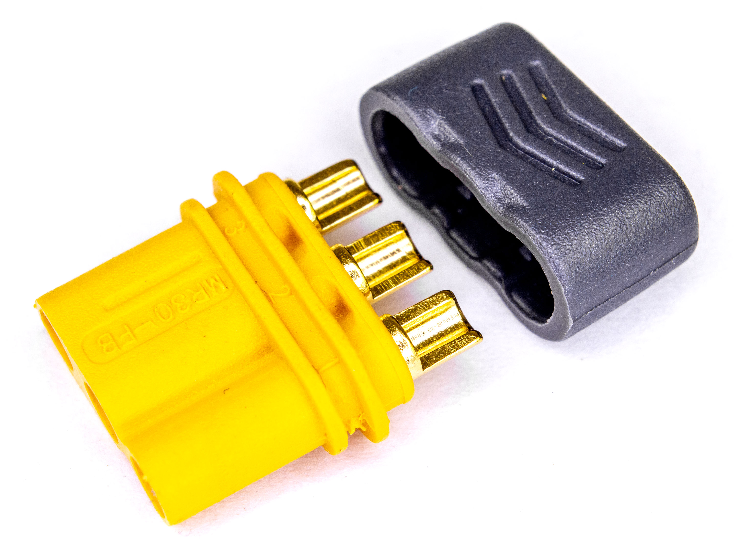 Роз’єм нейлоновий Amass MR30 з ізолюючою насадкою (пара) (світлина #2)