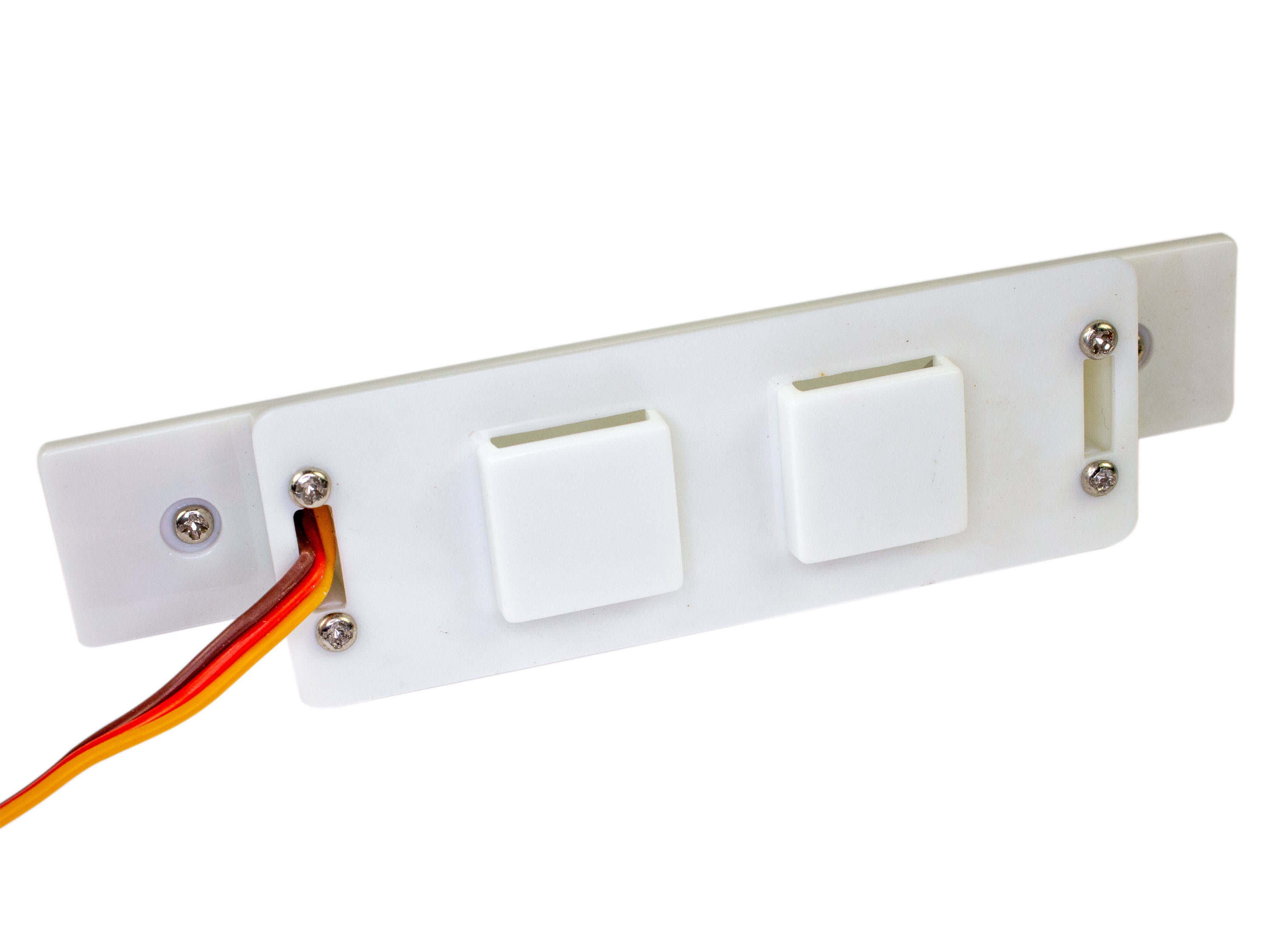 Поліцейська автомобільна світлодіодна мигалка AX501 (червоний-червоний) (світлина #2)