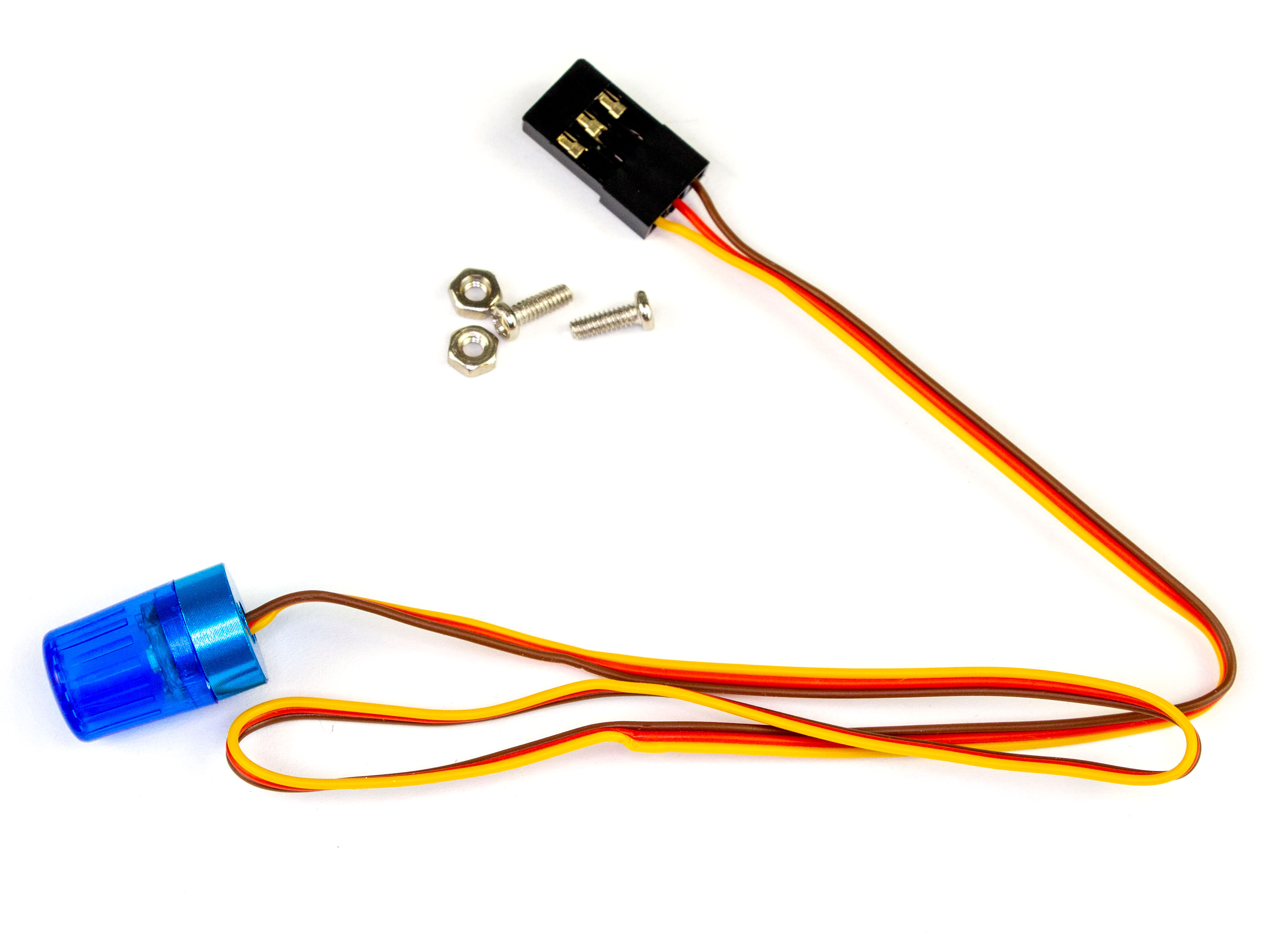 Автомобільна світлодіодна мигалка AX511 (синій) (світлина #3)