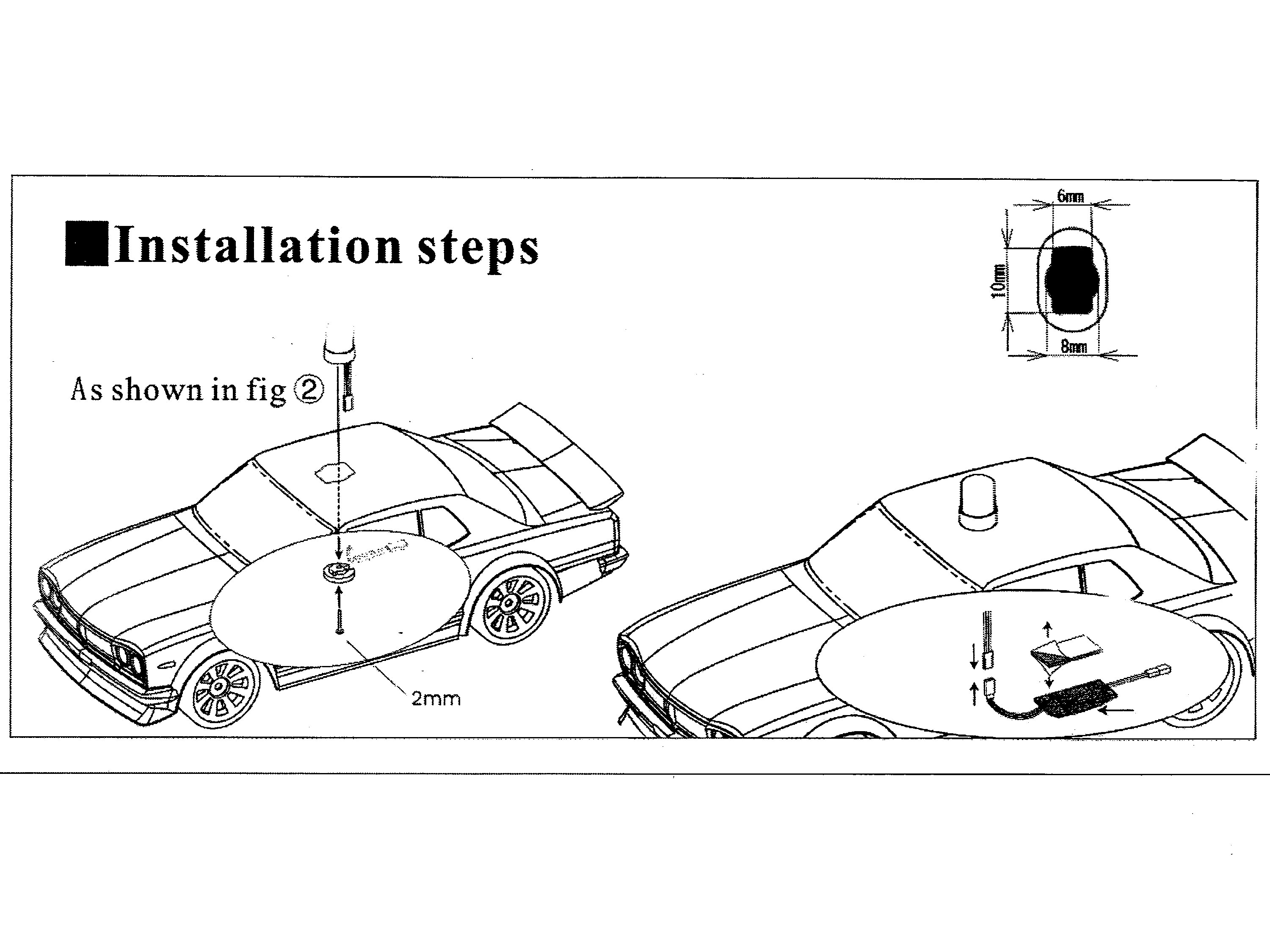 Автомобільна світлодіодна мигалка AX511 (оранжевий) (світлина #4)