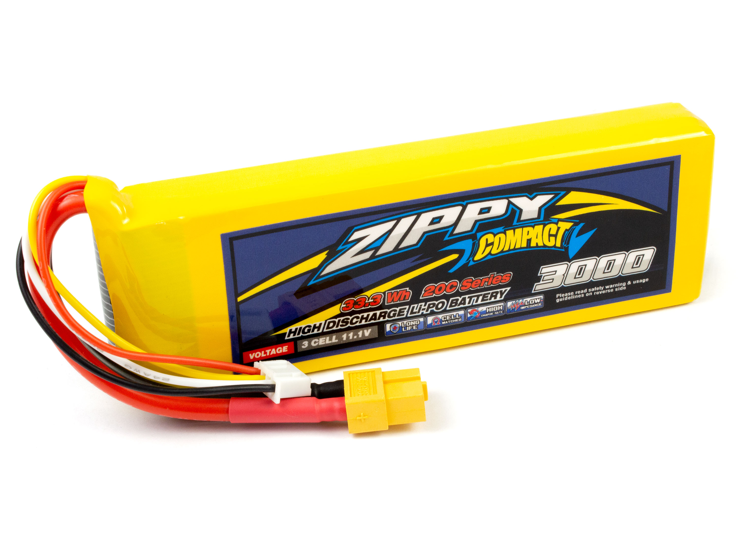 Акумулятор ZIPPY Compact 3000mAh 3S 20C (світлина #1)