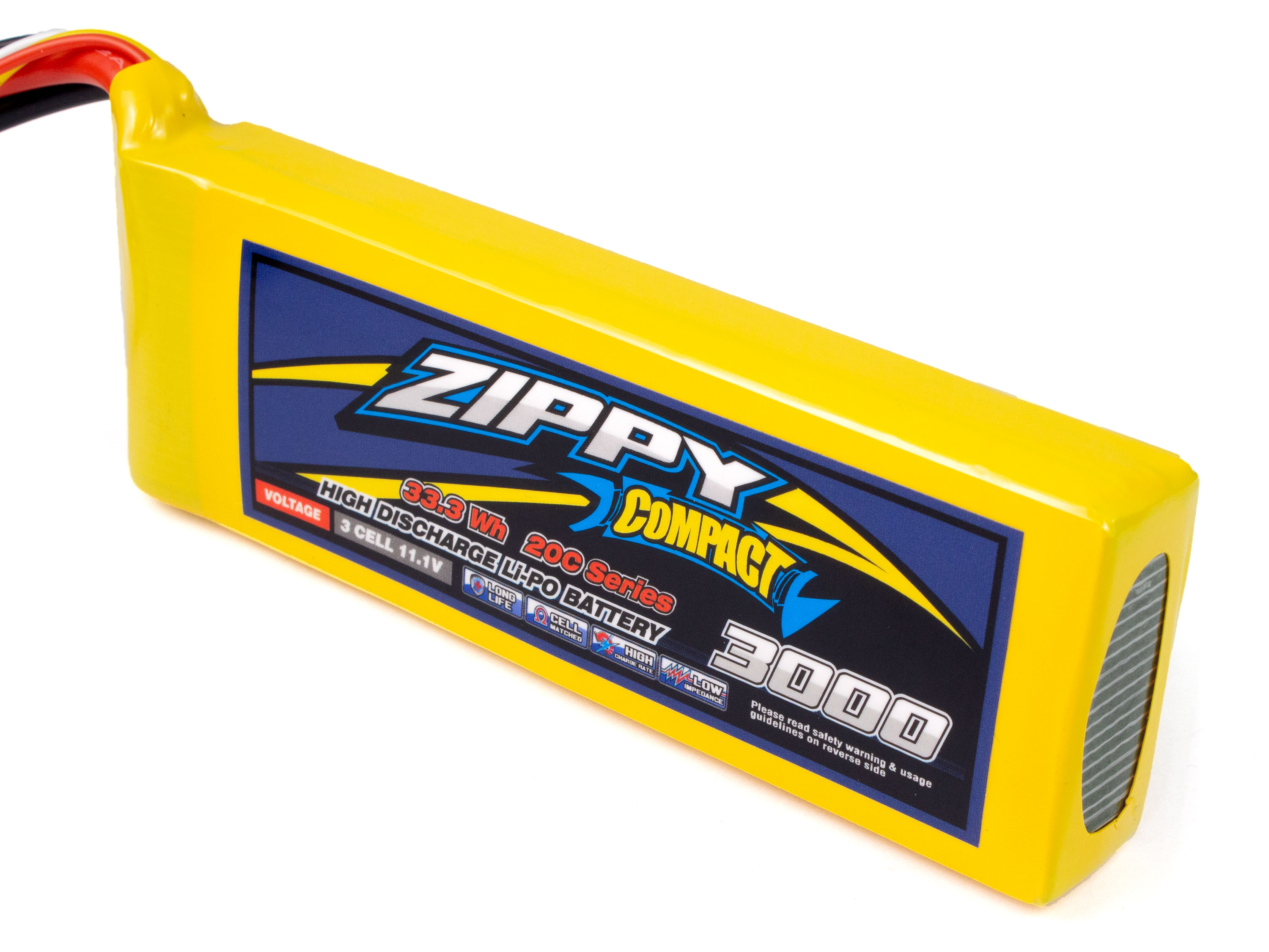 Акумулятор ZIPPY Compact 3000mAh 3S 20C (світлина #2)
