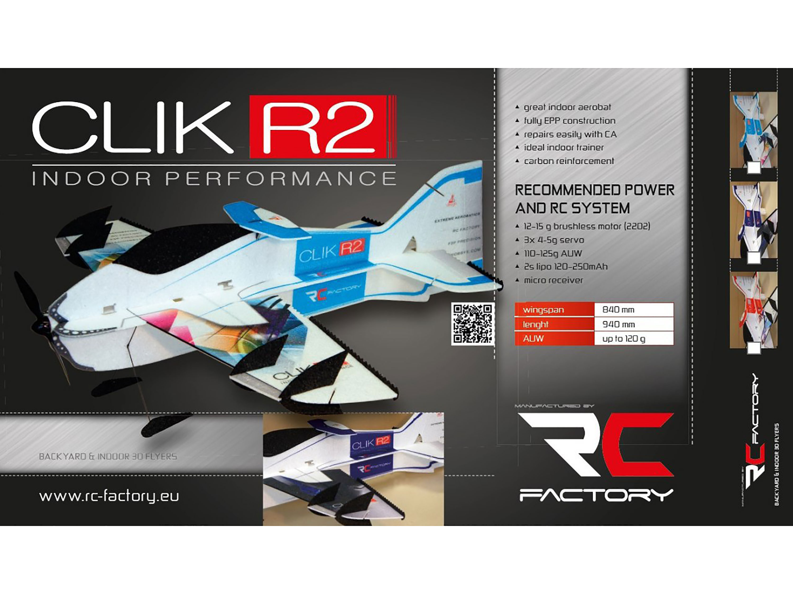 Модель для 3D-пілотажу Clik R2 (Red) (світлина #2)