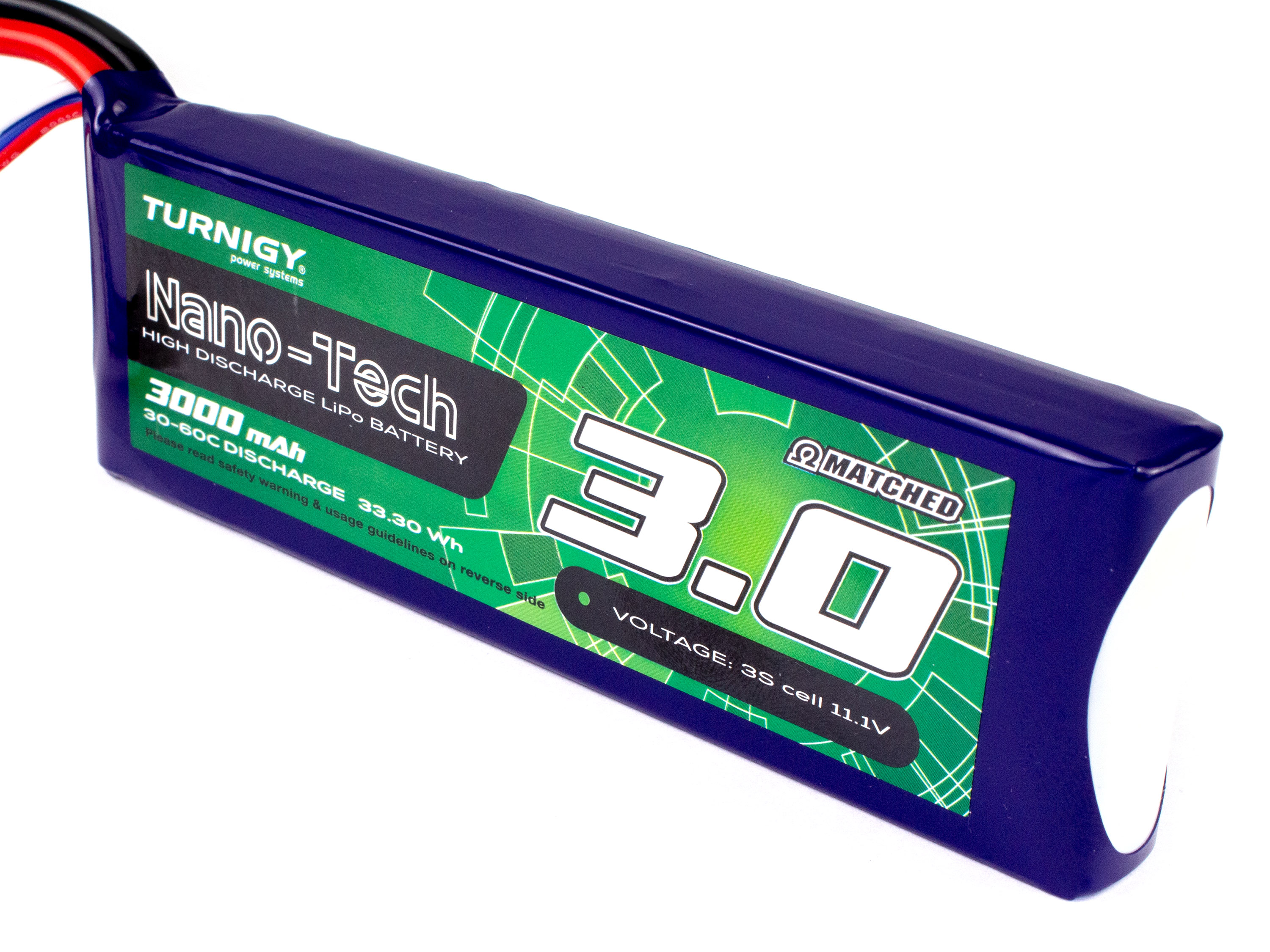 Акумулятор Turnigy nano-tech 3000mAh 3S 30C (світлина #2)