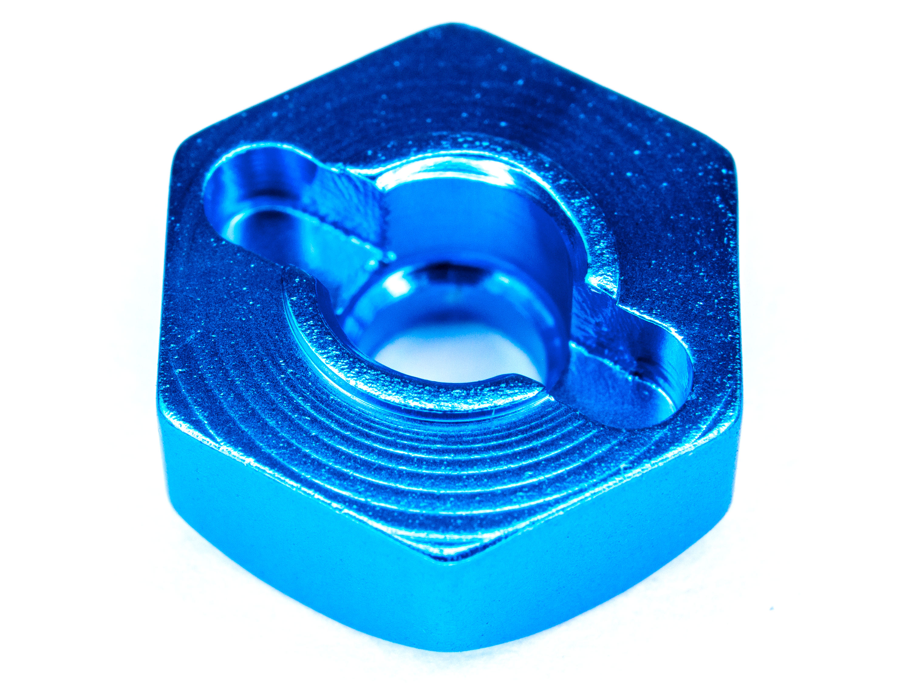 Алюмінієвий шестигранний адаптер 5мм х 12мм (4шт) (світлина #2)