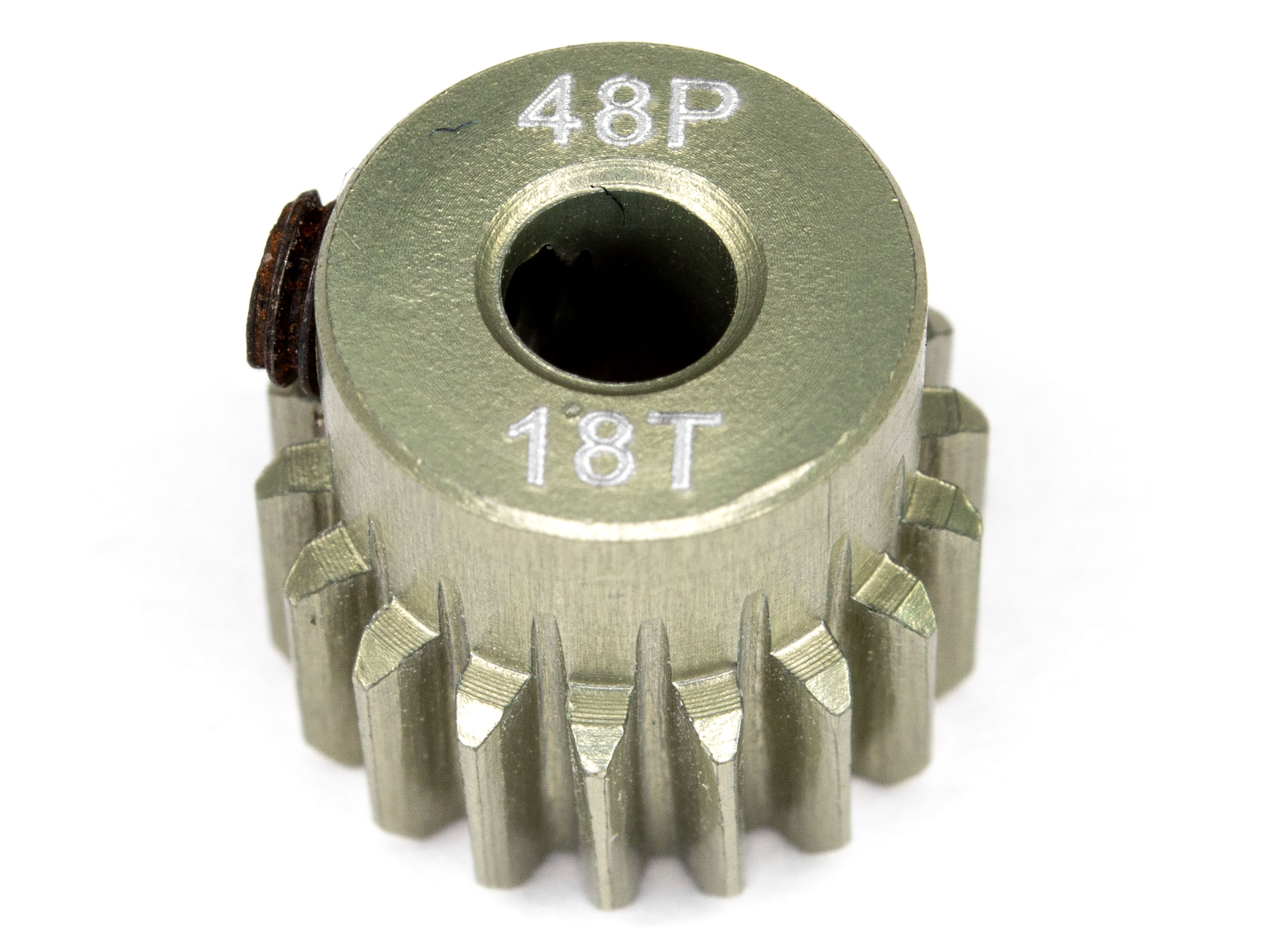 Шестерня ведуча (піньйон) Surpass Hobby 48P 18T алюміній (світлина #1)