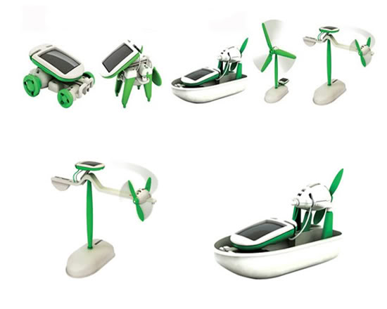 Конструктор розвиваючий на сонячній батареї 6 в 1 (світлина #1)