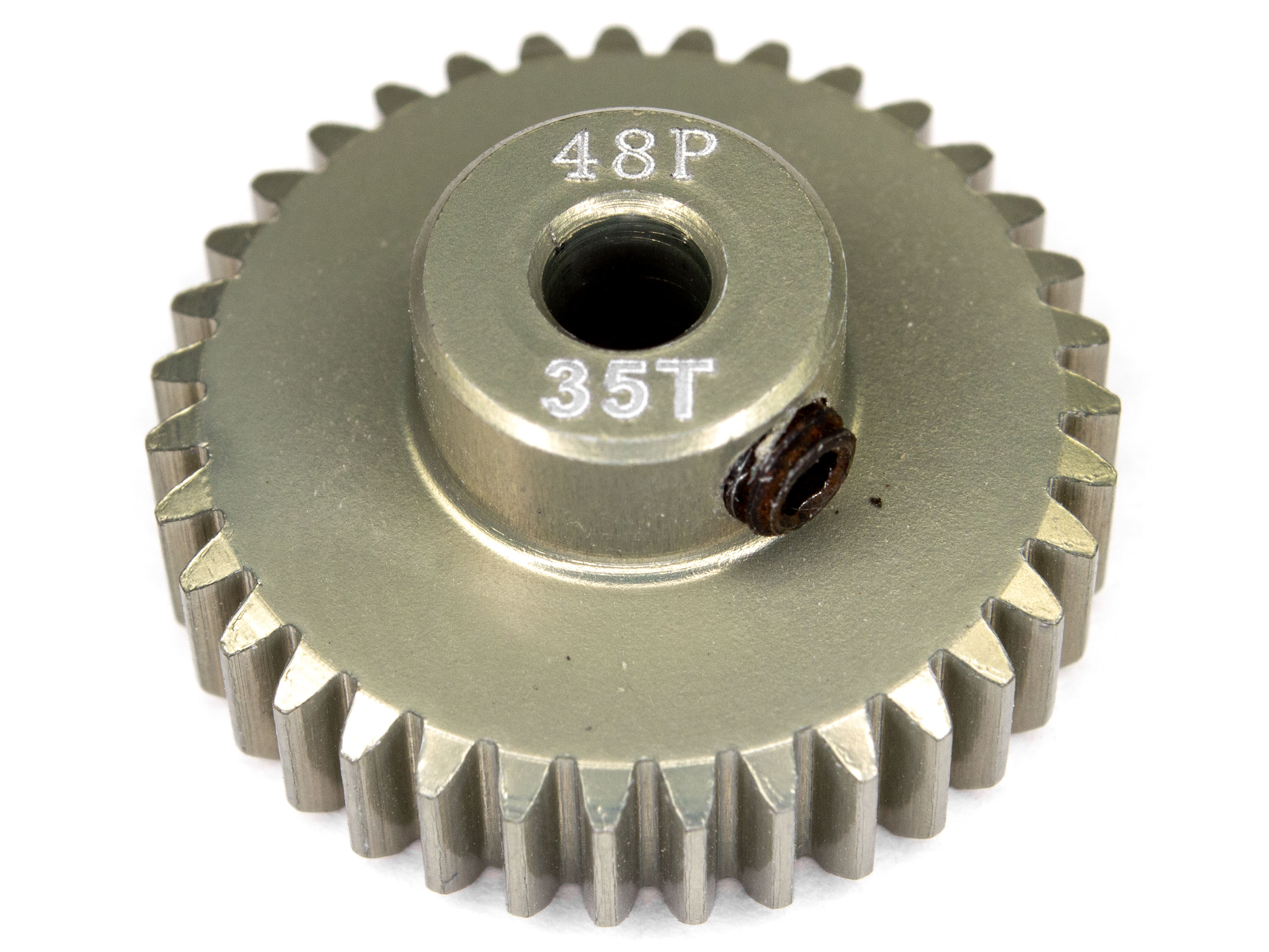 Шестерня ведуча (піньйон) Surpass Hobby 48P 35T алюміній (світлина #1)