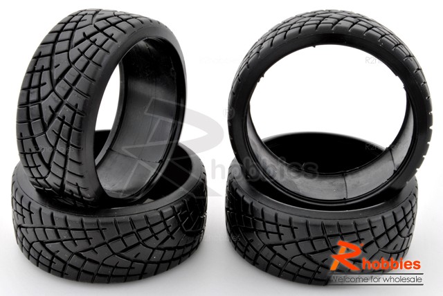 Комплект дріфтової гуми 1/10 X-PATTERN RADIAL 26mm D-COMPOUND DRIFT (світлина #1)