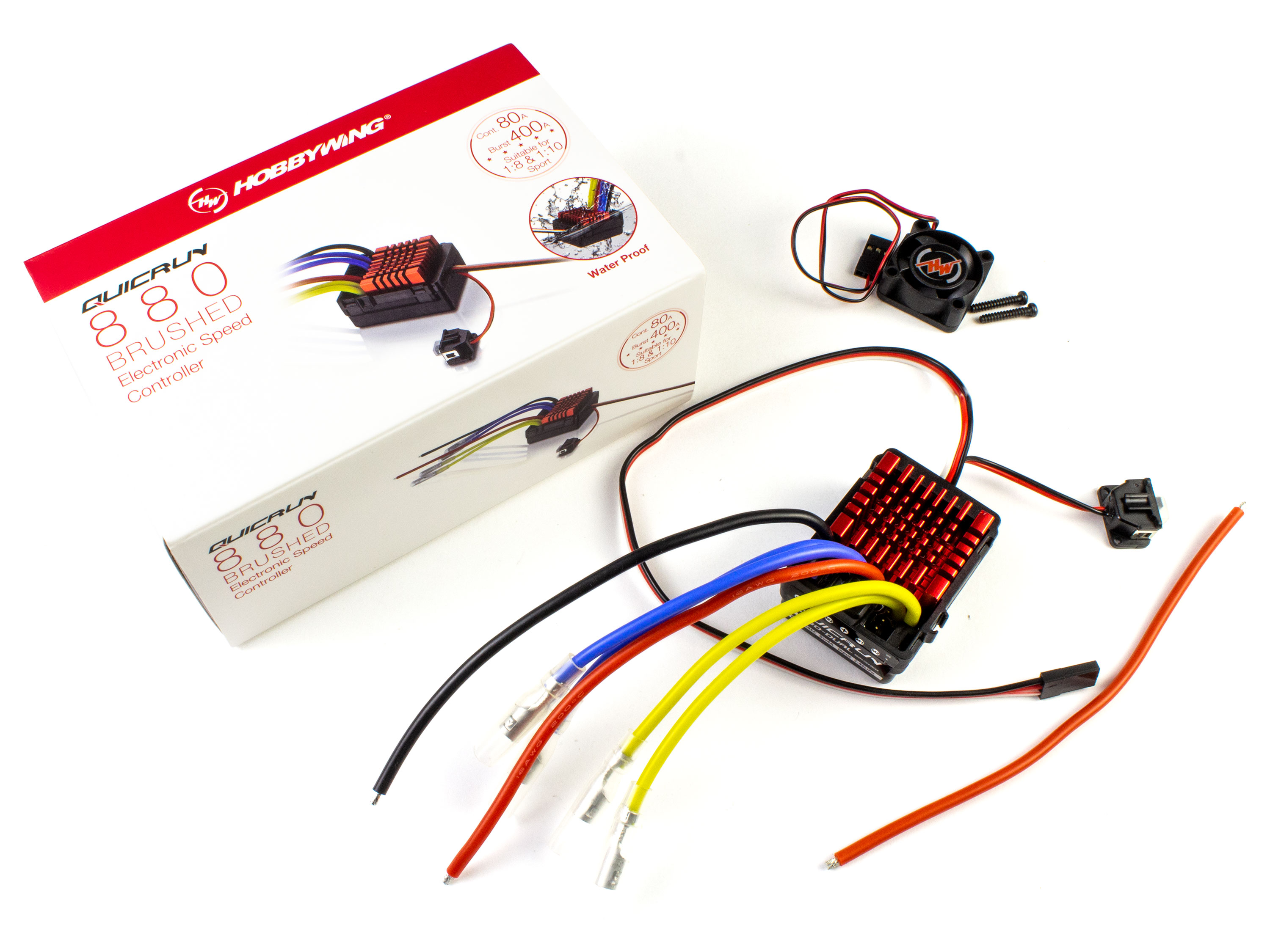 Регулятор колекторний HobbyWing QuicRun WP880 Dual (світлина #6)