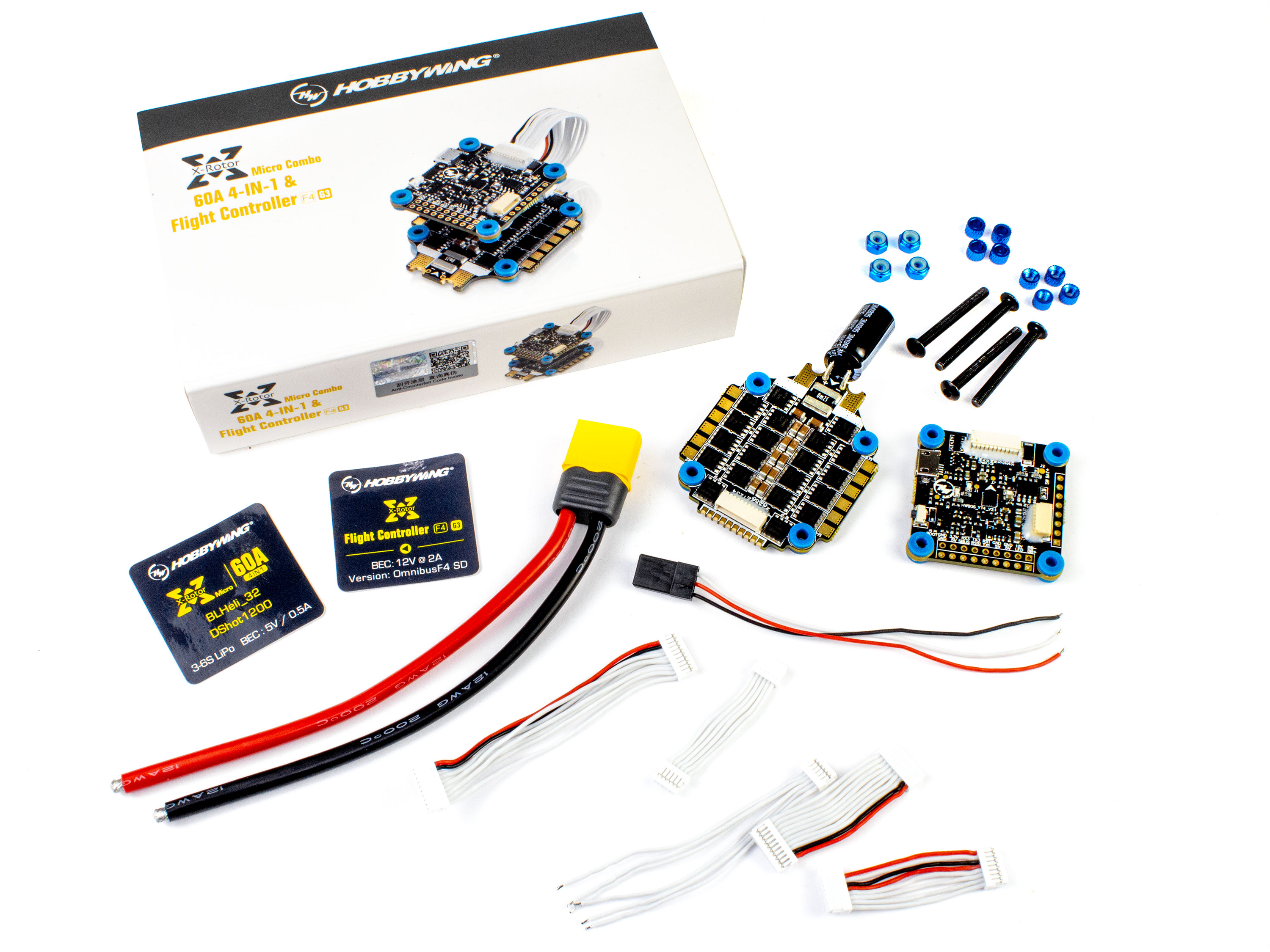 XRotor Micro Combo G3 (регулятор 60А 4в1 і польотний контролер F4) (світлина #10)