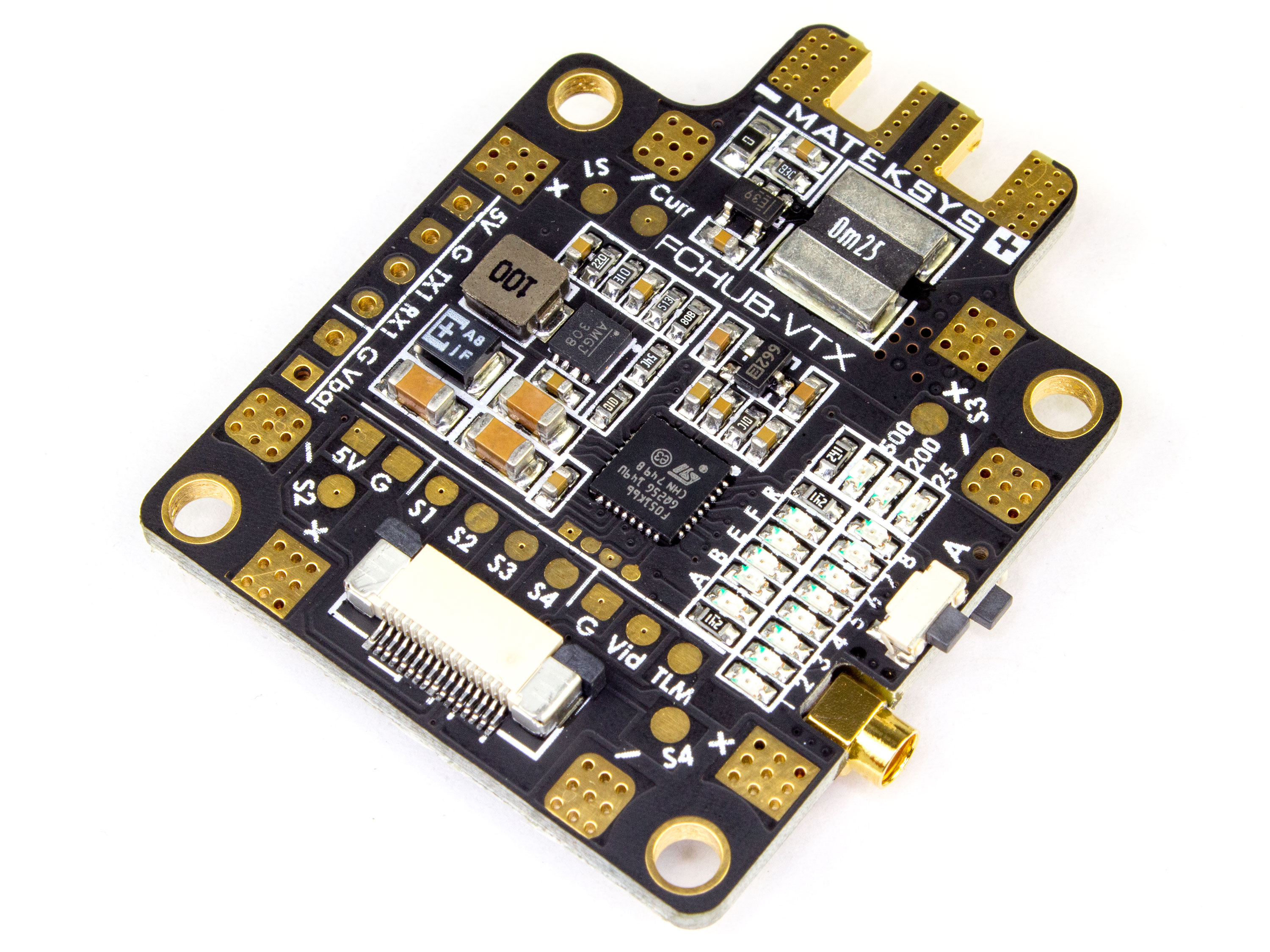 Matek FCHUB-VTX 2в1 (плата розподілу живлення і відеопередавач 5.8ГГц) (світлина #2)