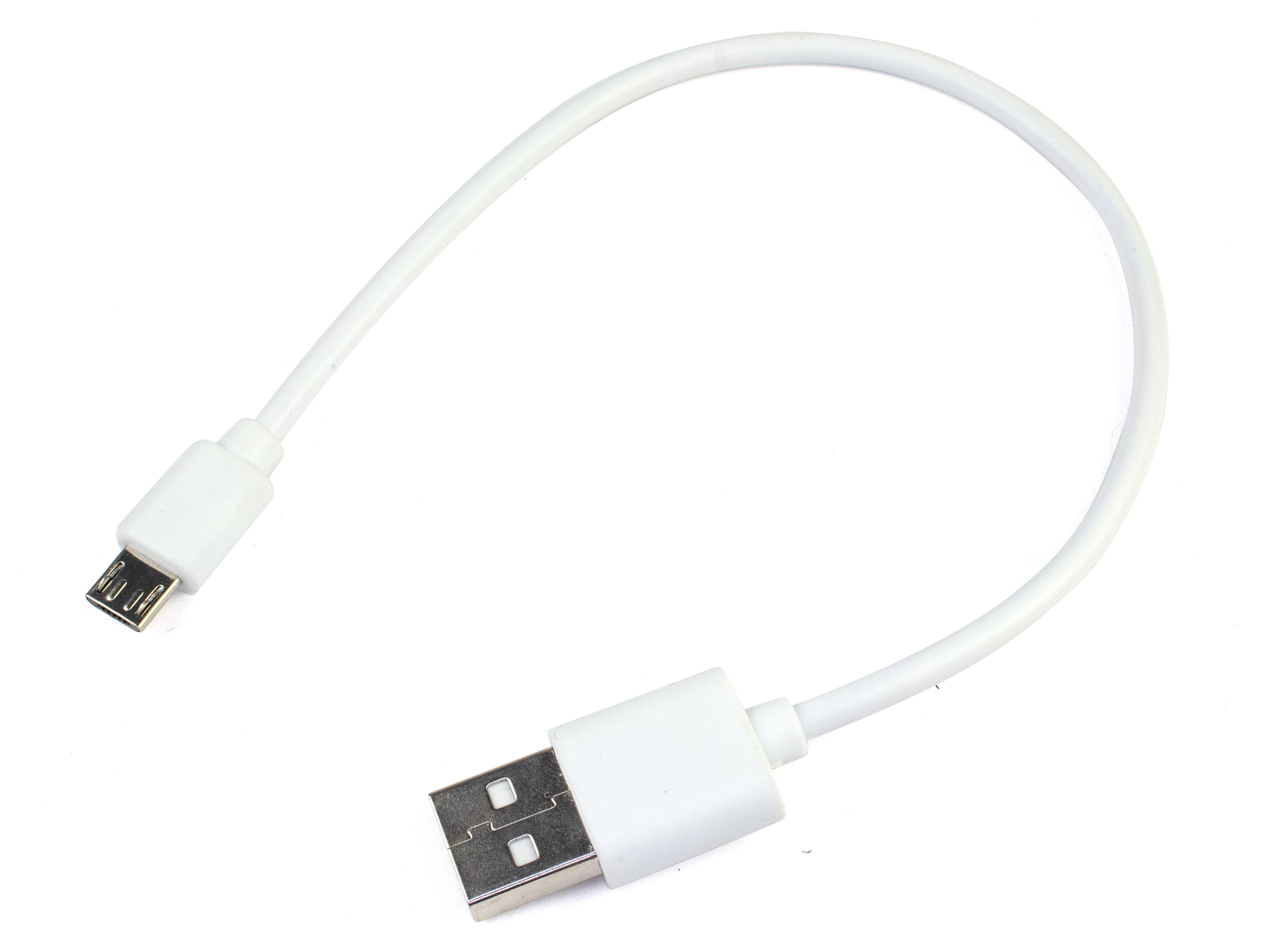 Кабель USB-microUSB (210мм) (світлина #1)