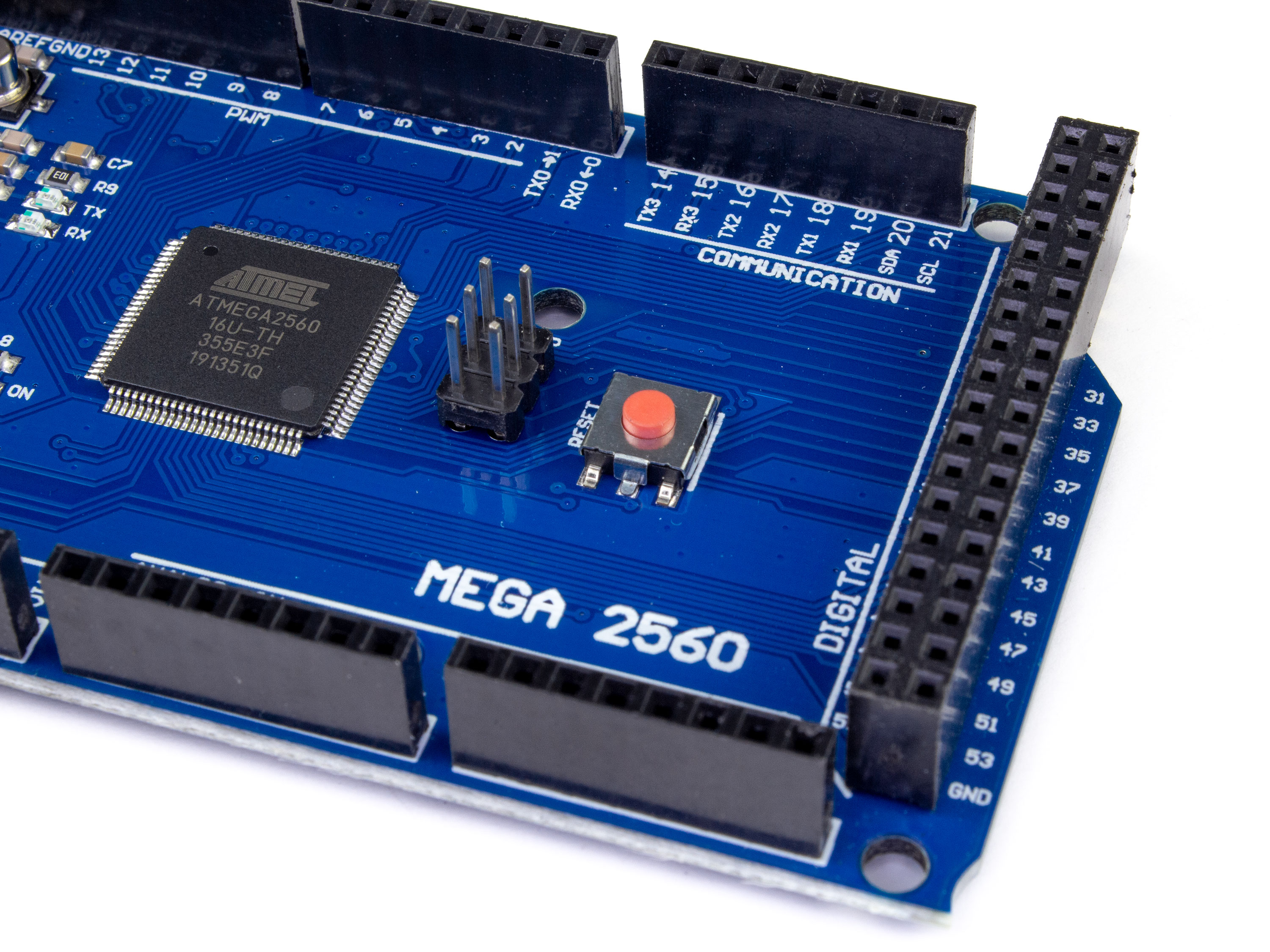 Контролер Arduino Mega 2560 R3 (USB-B) (світлина #3)