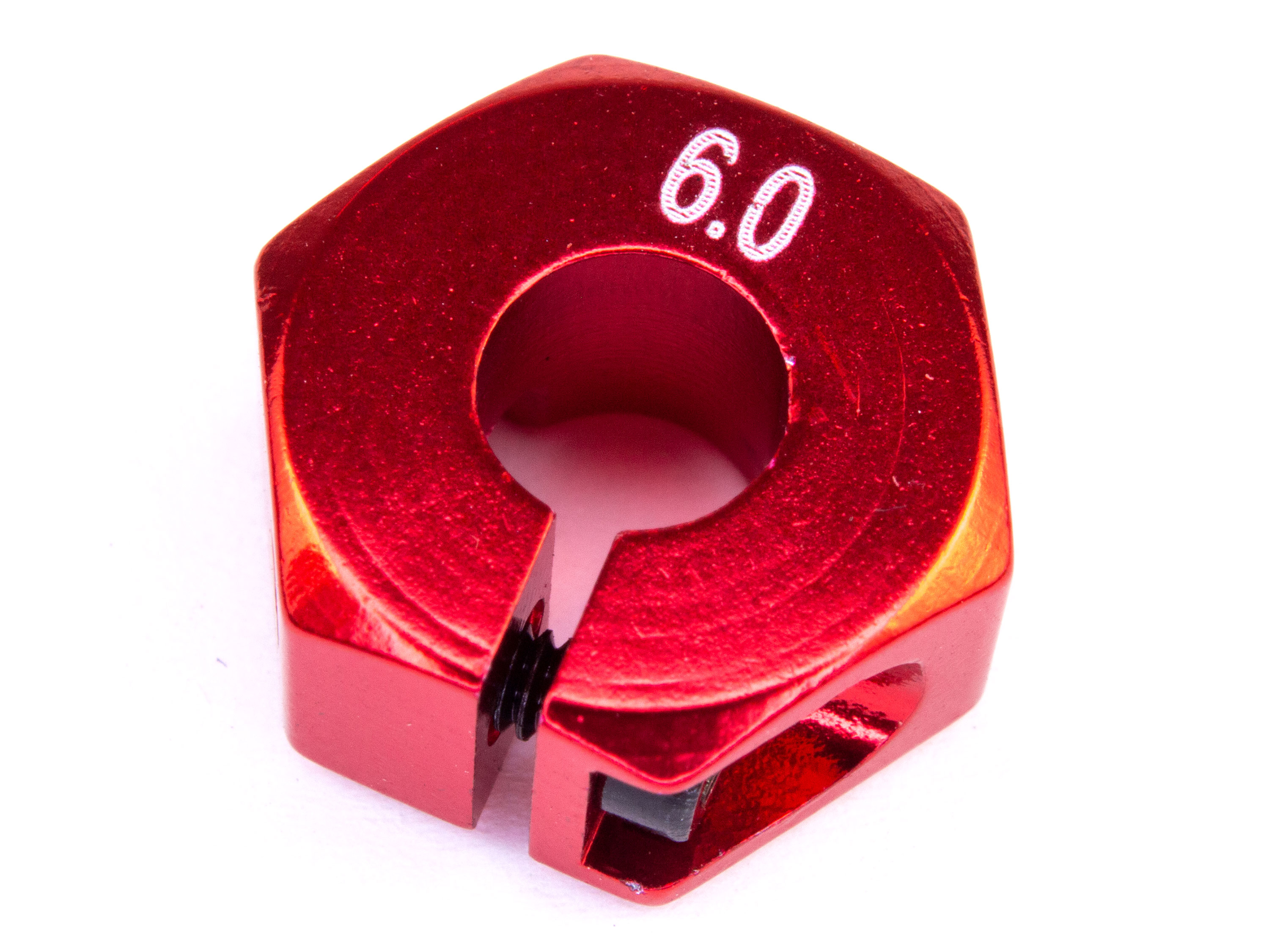 Алюмінієвий шестигранний адаптер 6мм х 12мм (4шт) (світлина #2)