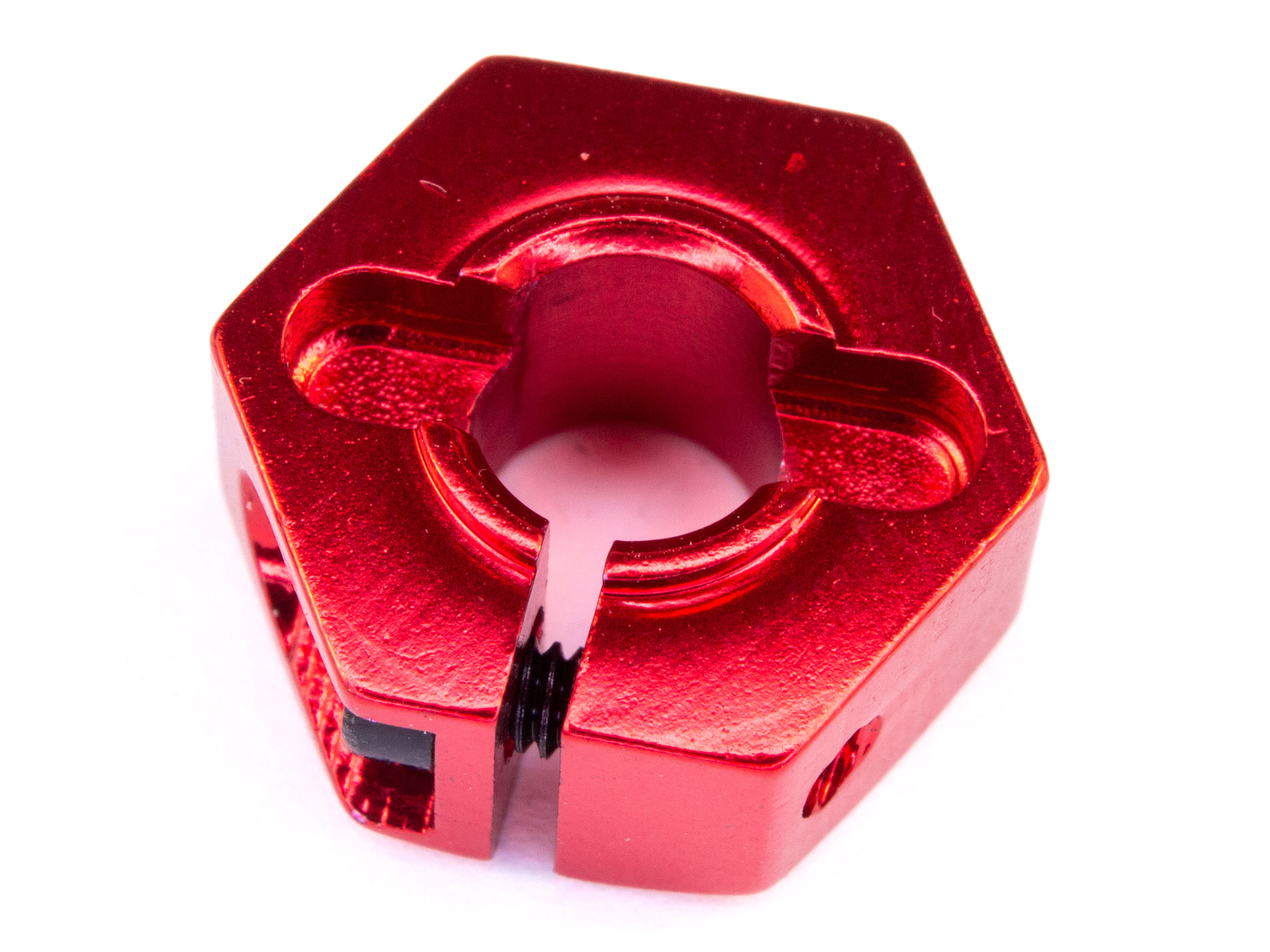 Алюмінієвий шестигранний адаптер 6мм х 12мм (4шт) (світлина #3)