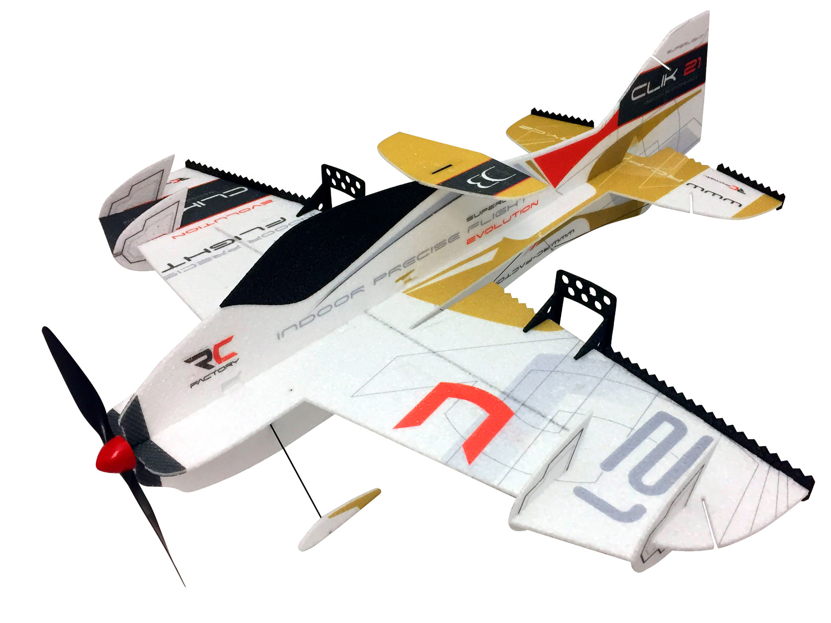 Модель для 3D-пілотажу Clik 21 (Golden) (світлина #1)