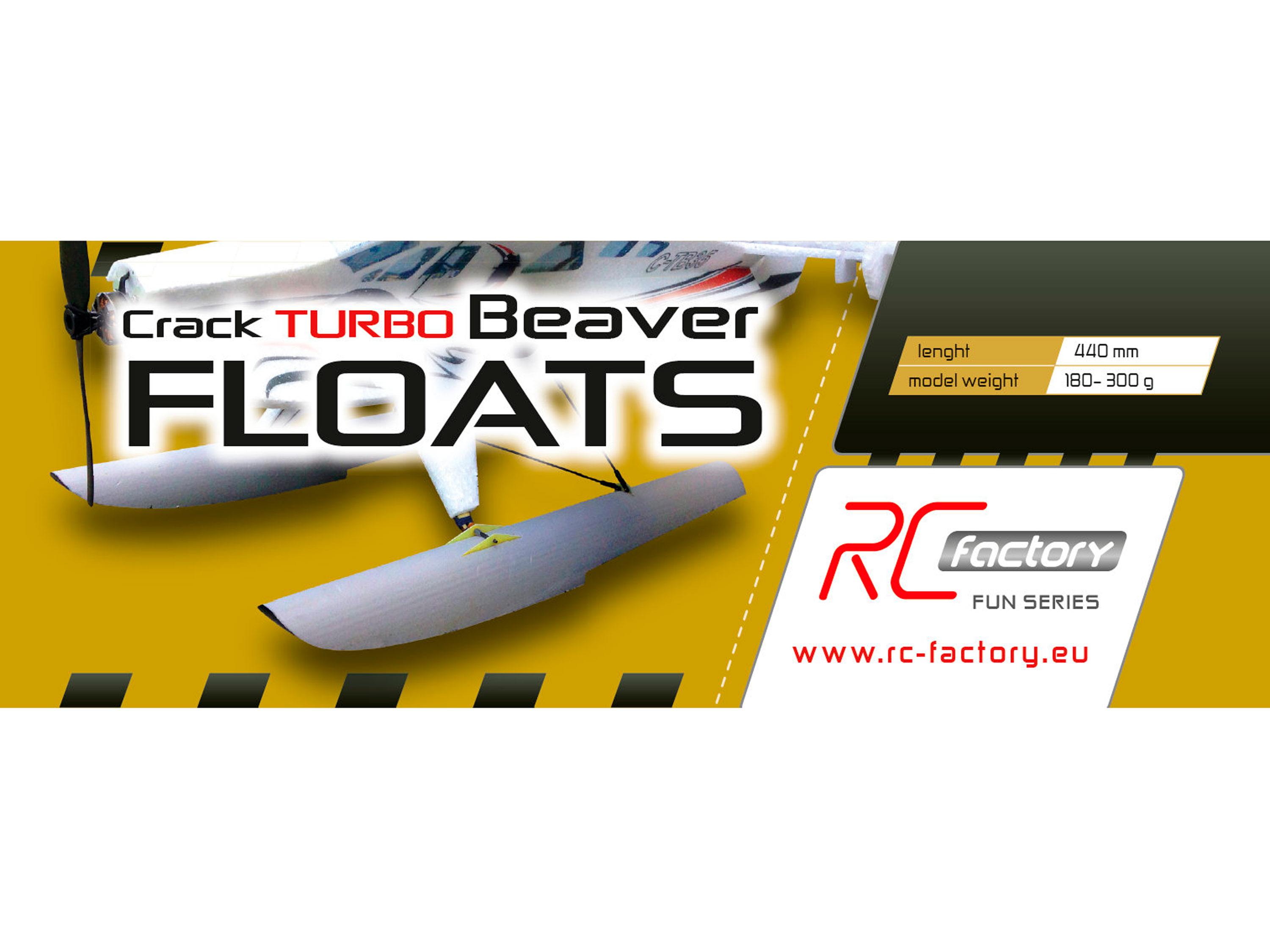 Поплавки для авіамоделі Crack Turbo Beaver (світлина #4)