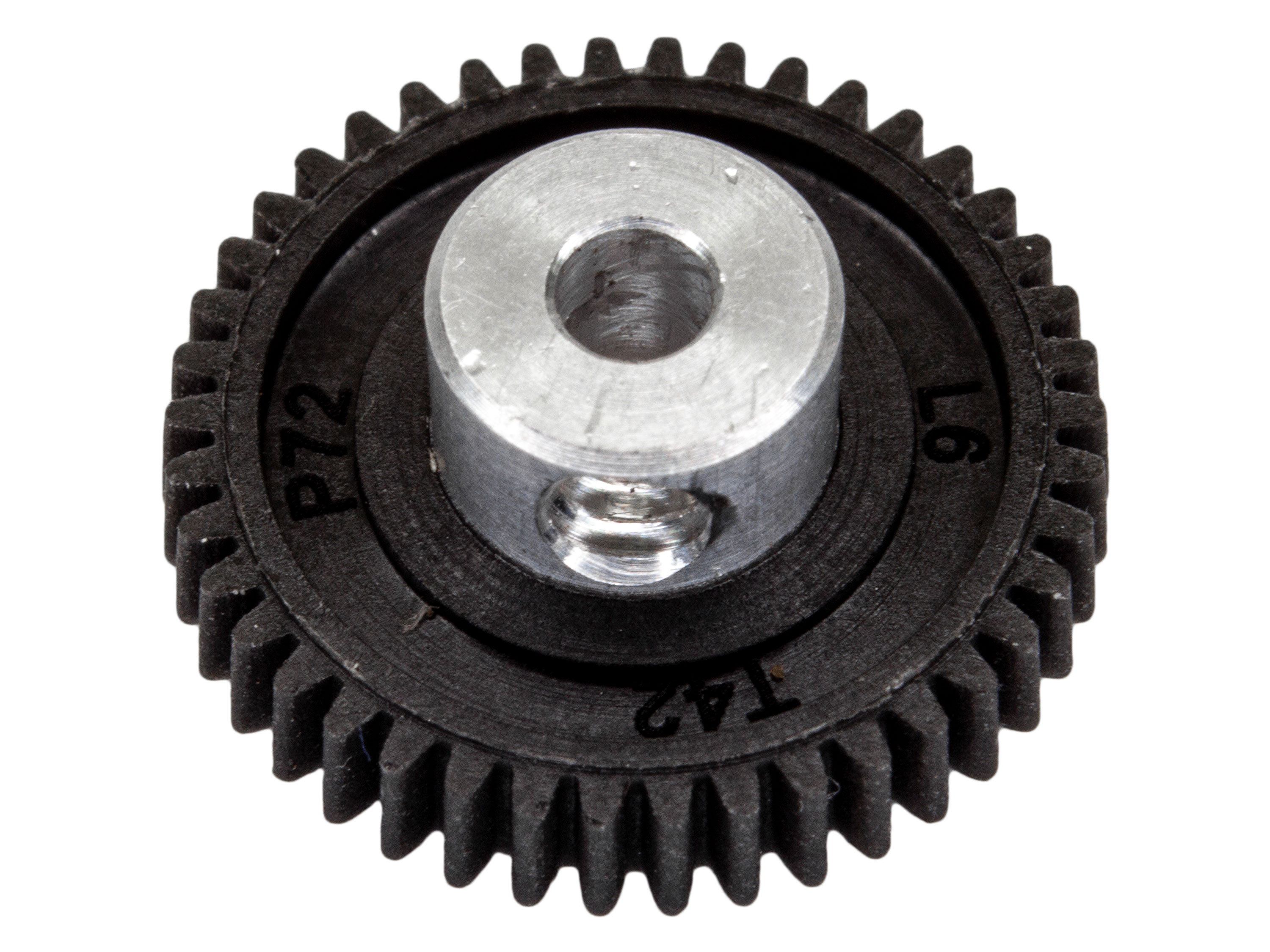 Шестерня (спур) B.S.V. 42T 72P коса 6° на вісь 2.37мм (світлина #1)