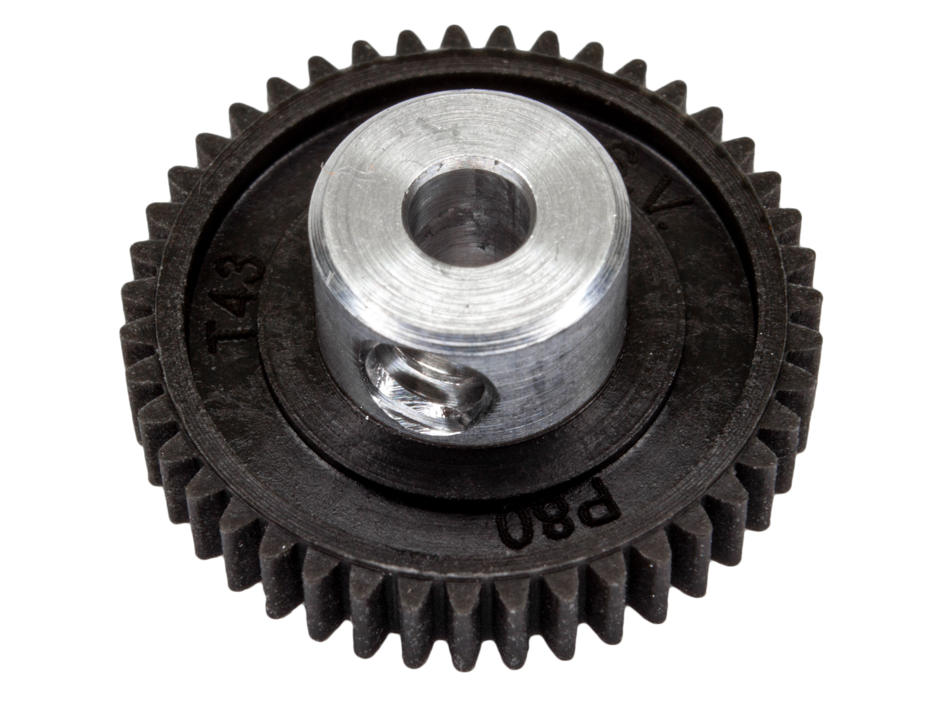 Шестерня (спур) B.S.V. 43T 80P на вісь 2.37мм (світлина #1)