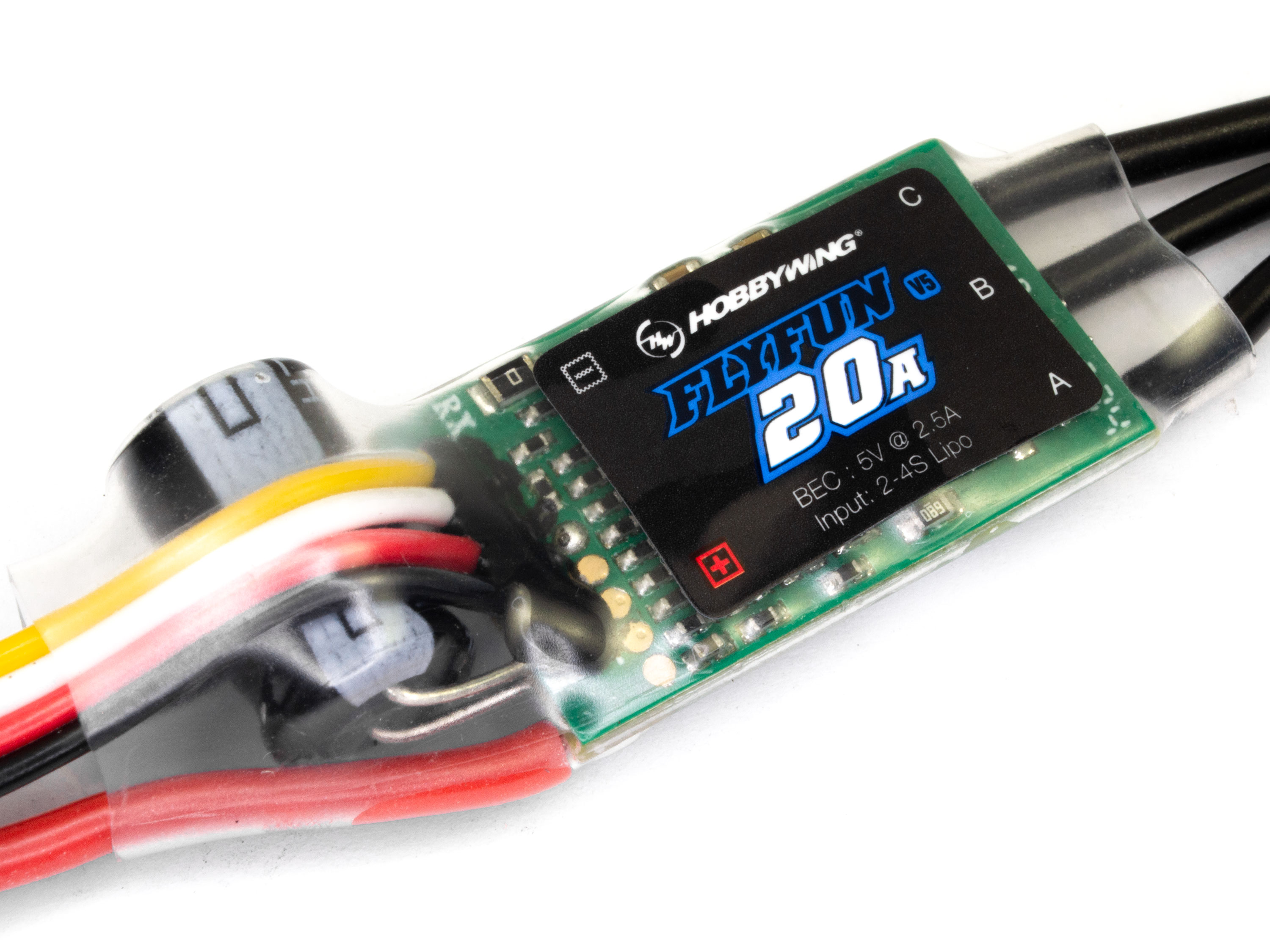 Регулятор безколекторний Hobbywing FlyFun 20A V5 (світлина #1)