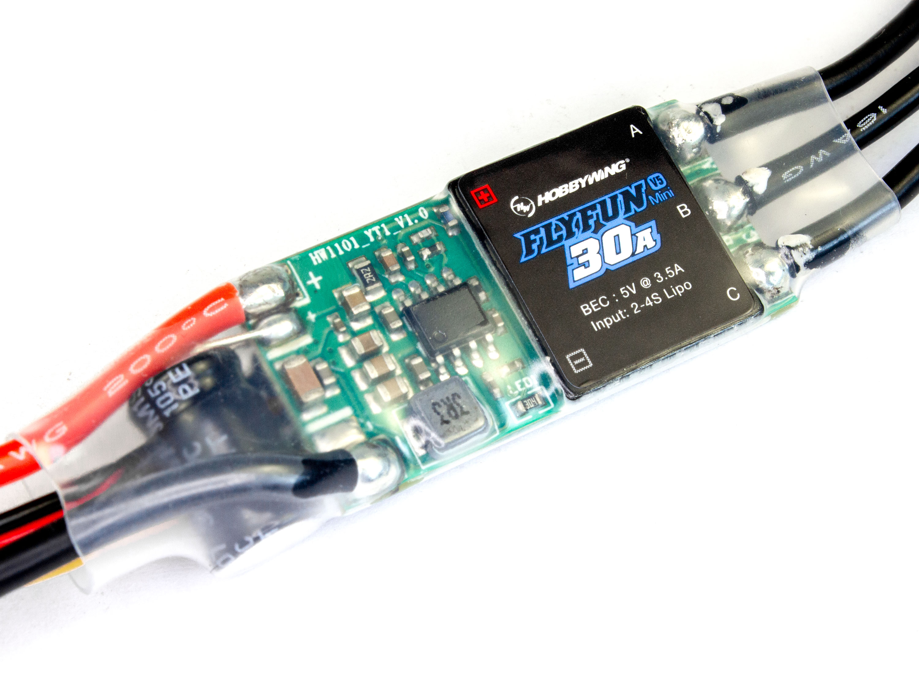 Регулятор безколекторний Hobbywing FlyFun 30A Mini V5 (світлина #1)