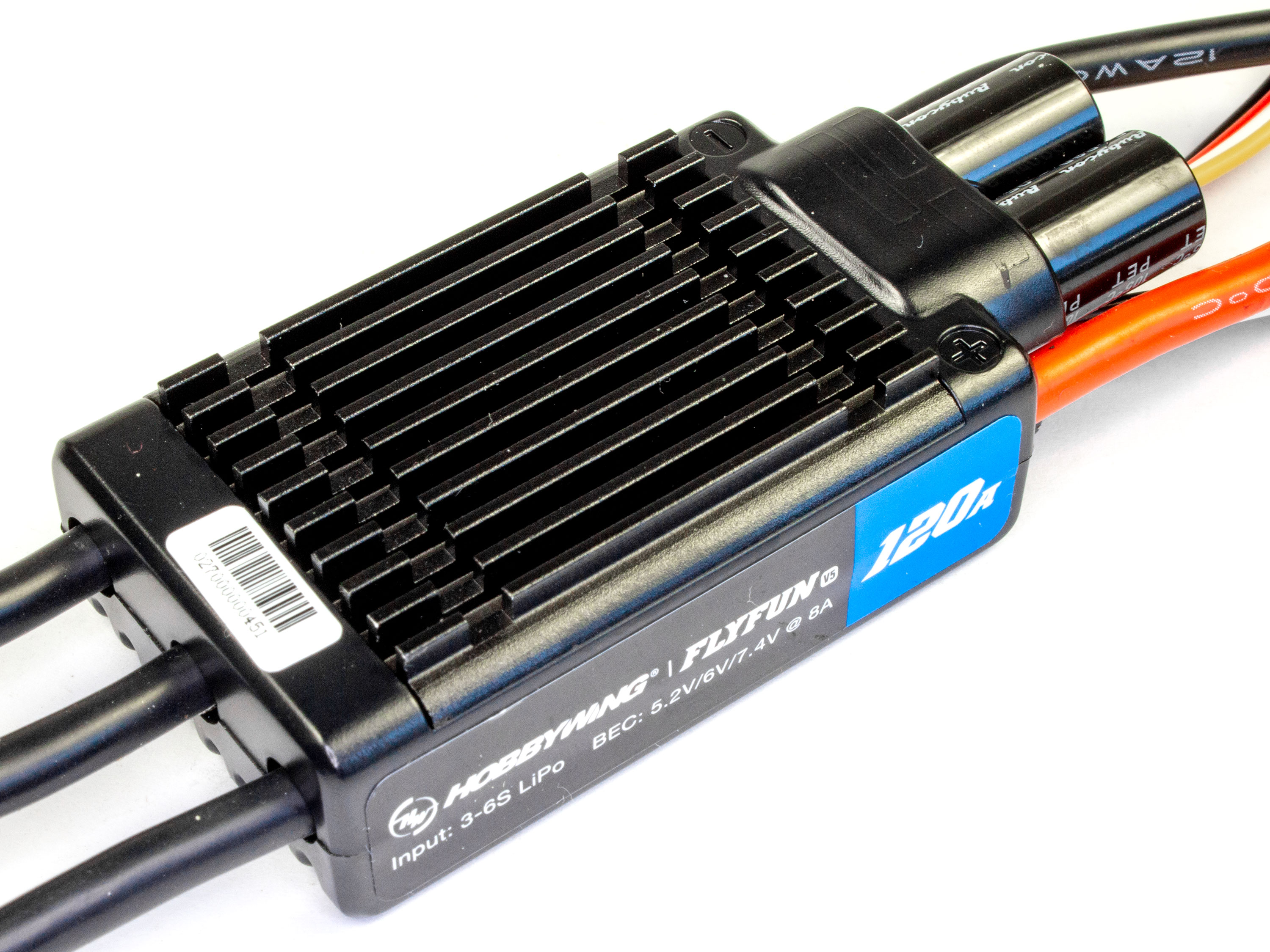 Регулятор безколекторний Hobbywing FlyFun 120A V5 (світлина #1)