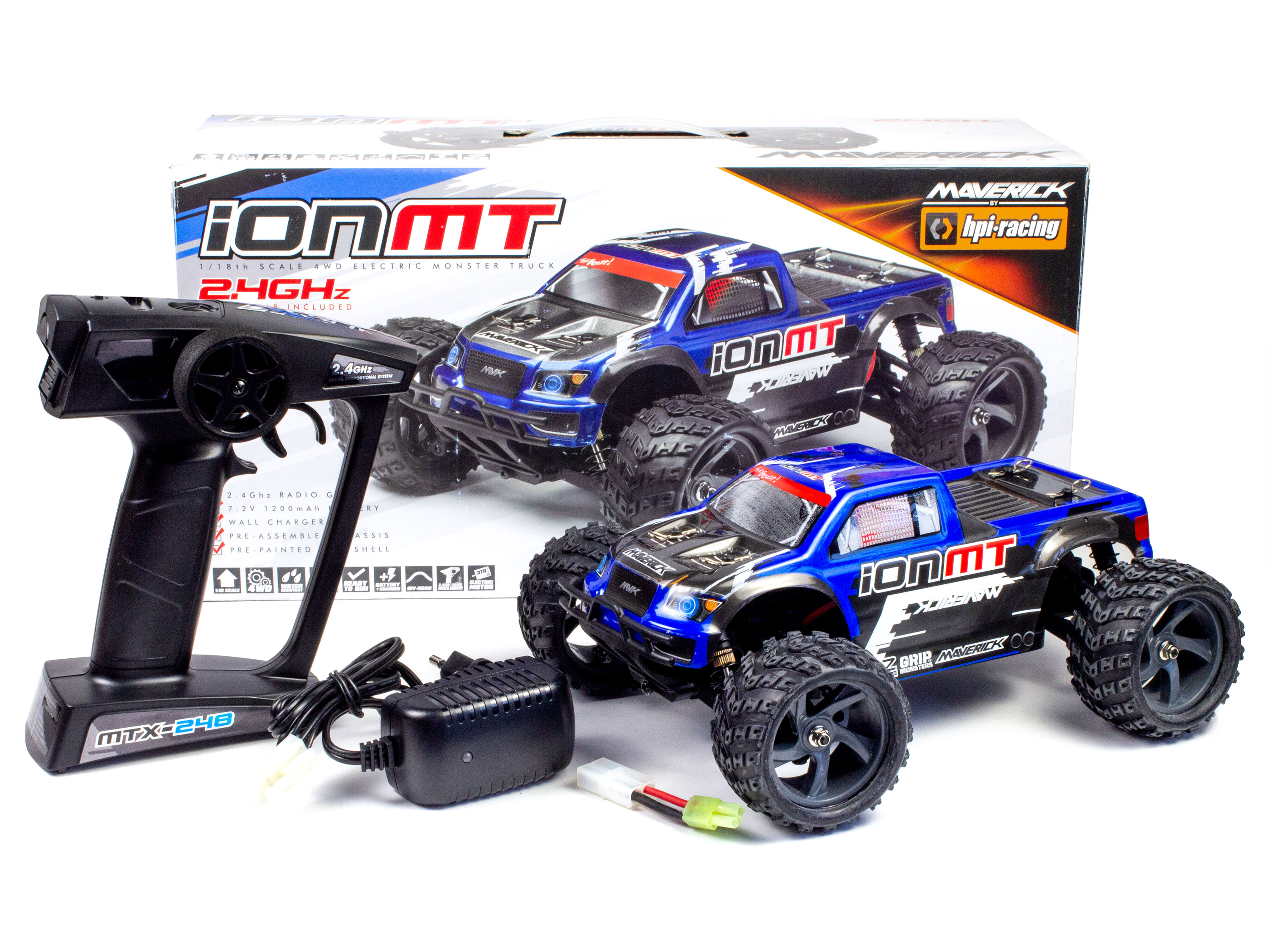 Автомодель монстр 1/18 Maverick iOn MT RTR (світлина #8)