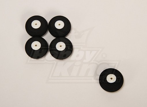 Колесо для шасі авіамоделі 30мм (світлина #1)