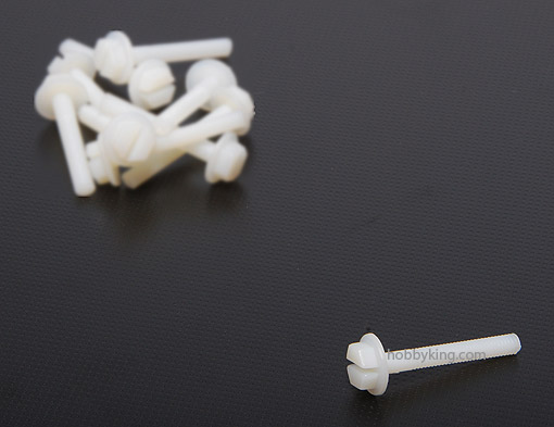 Гвинт пластиковий М6x40мм (світлина #1)