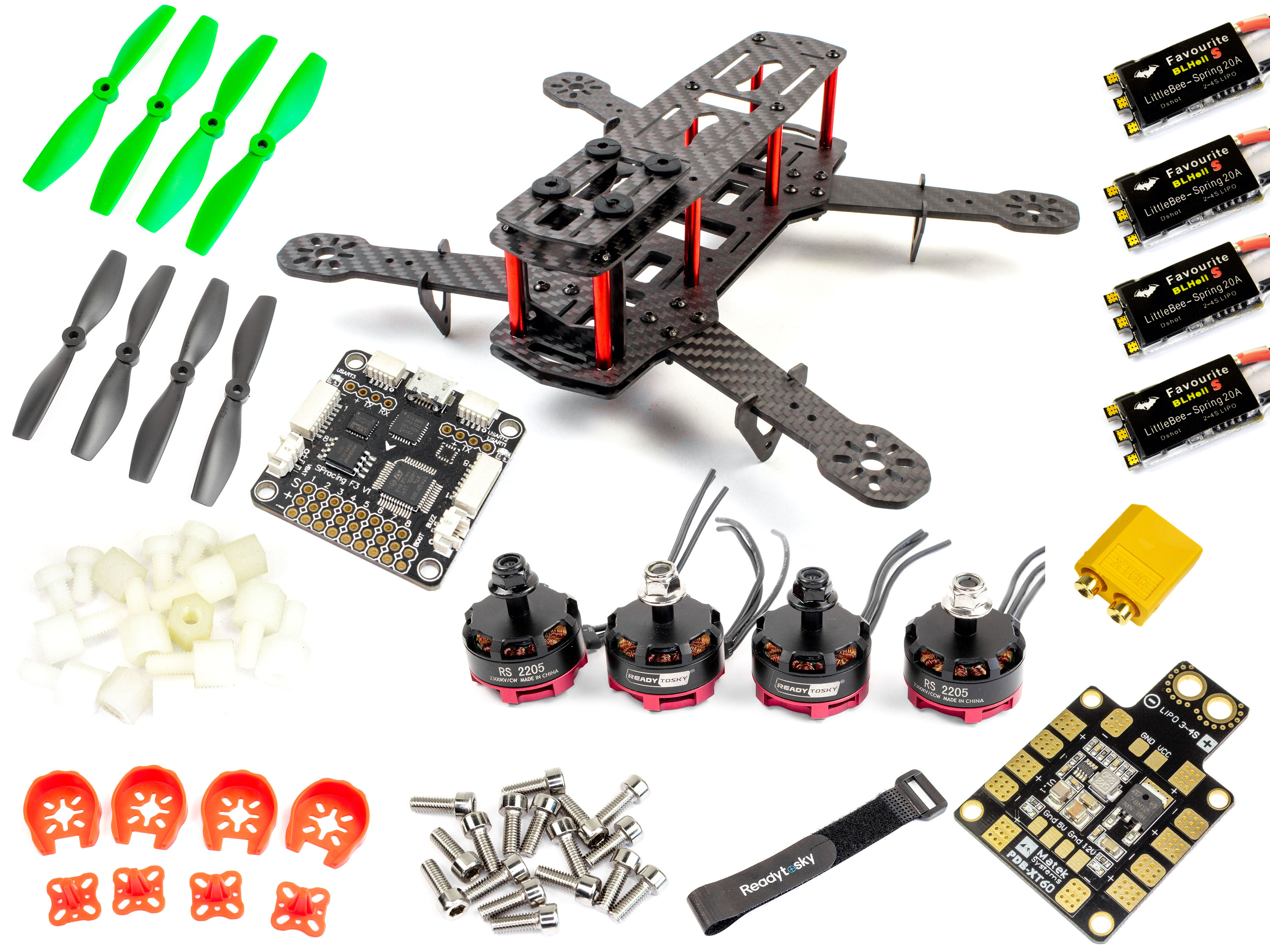 Набір гоночного квадрокоптера 250-ого класу (Acro) (світлина #1)