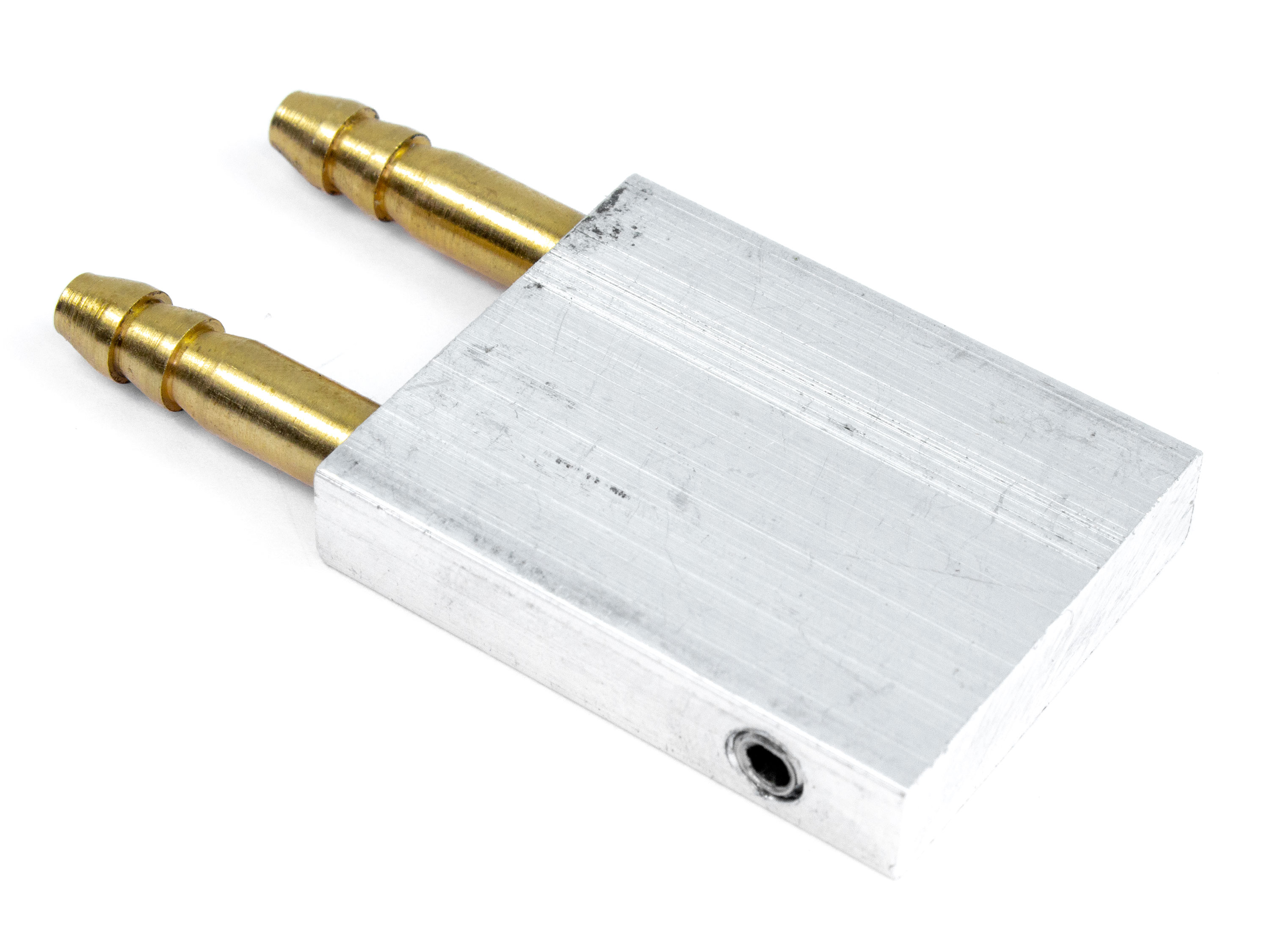 Алюмінієва пластина (радіатор) з водяним охолодженням 30.5х25мм (світлина #2)