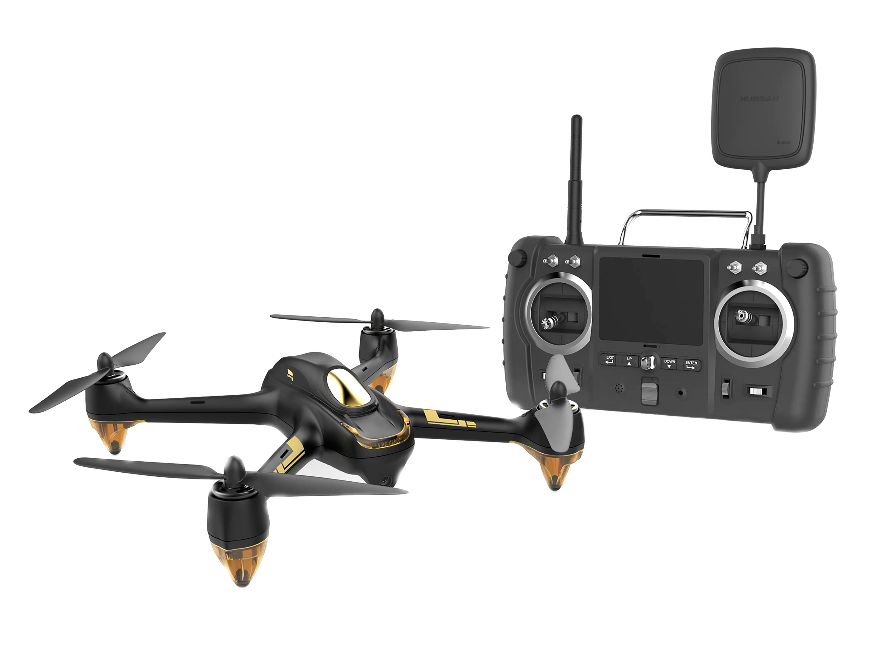 Квадрокоптер Hubsan H501S X4 Air Pro High Edition FPV (чорний) (світлина #1)