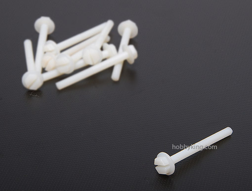 Гвинт пластиковий М6x60мм (світлина #1)