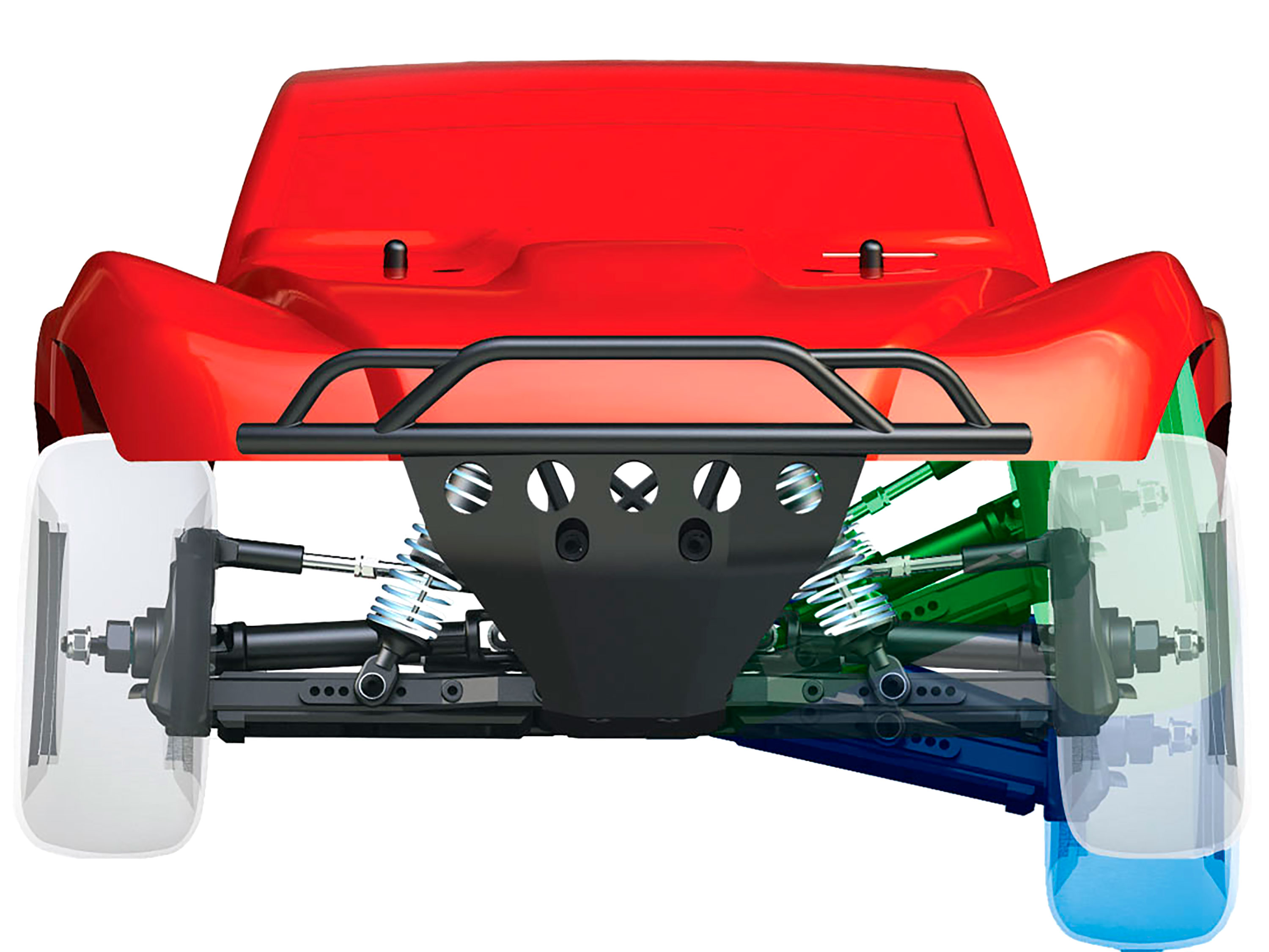 Автомодель шорт-корс Traxxas Slash 4x4 4WD 1/10 RTR (68054-1 Green) (світлина #9)